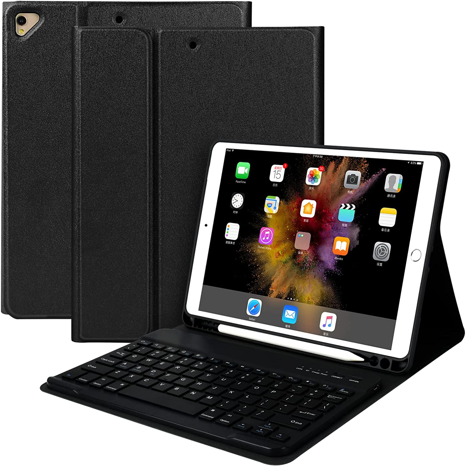 iPad Pro Keyboard Case with Keyboard for iPad Pro 10.2, Keyboard Case for iPad Pro 11 2020/2018 Detachable Bluetooth