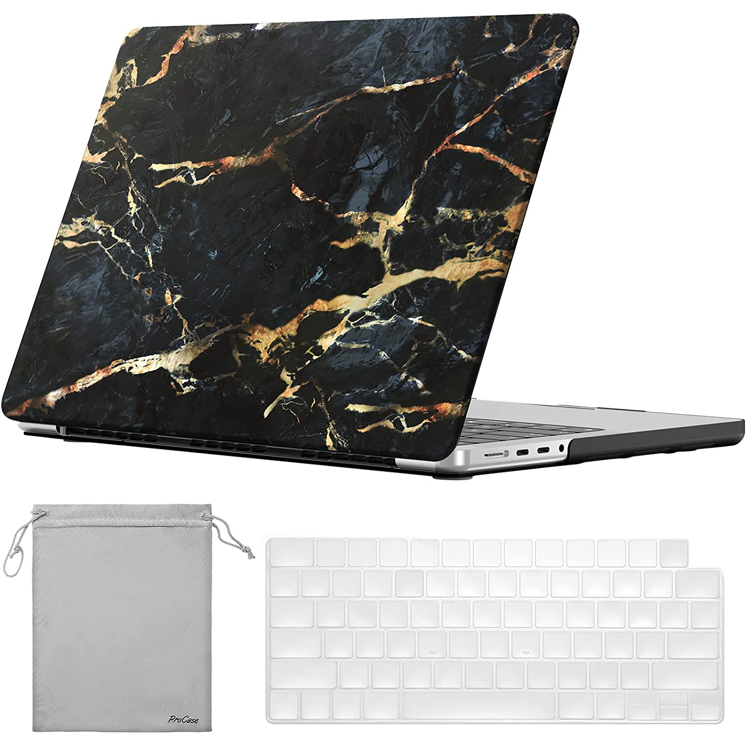 MacBook Pro 16 Inch Case 2021 2022 Model A2485 with M1 Pro/ M1 Max Chip & Touch ID, Hard Shell Case