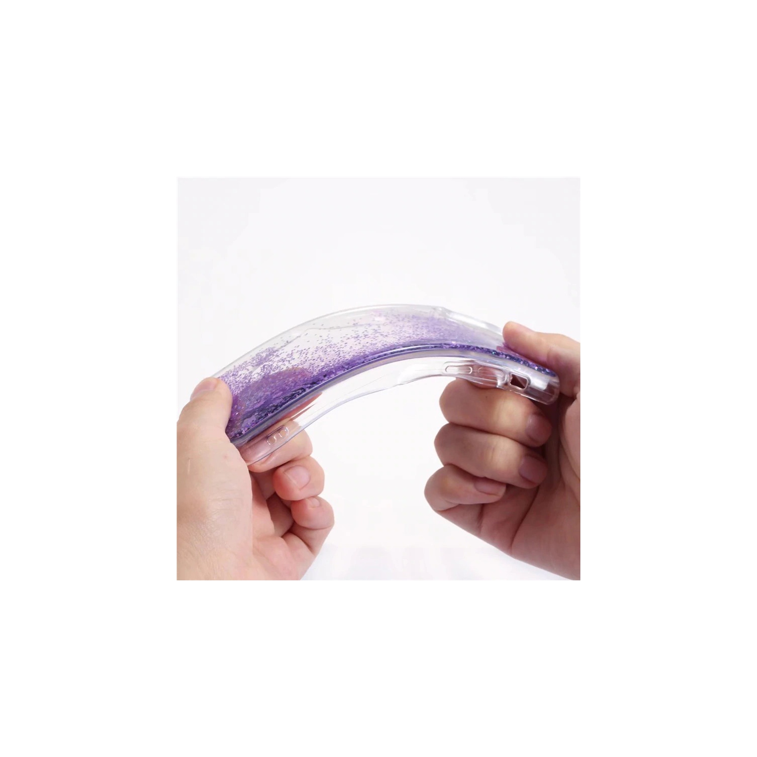 Samsung Galaxy A20 Case Dry Flower Liquid Glitter Back Cover