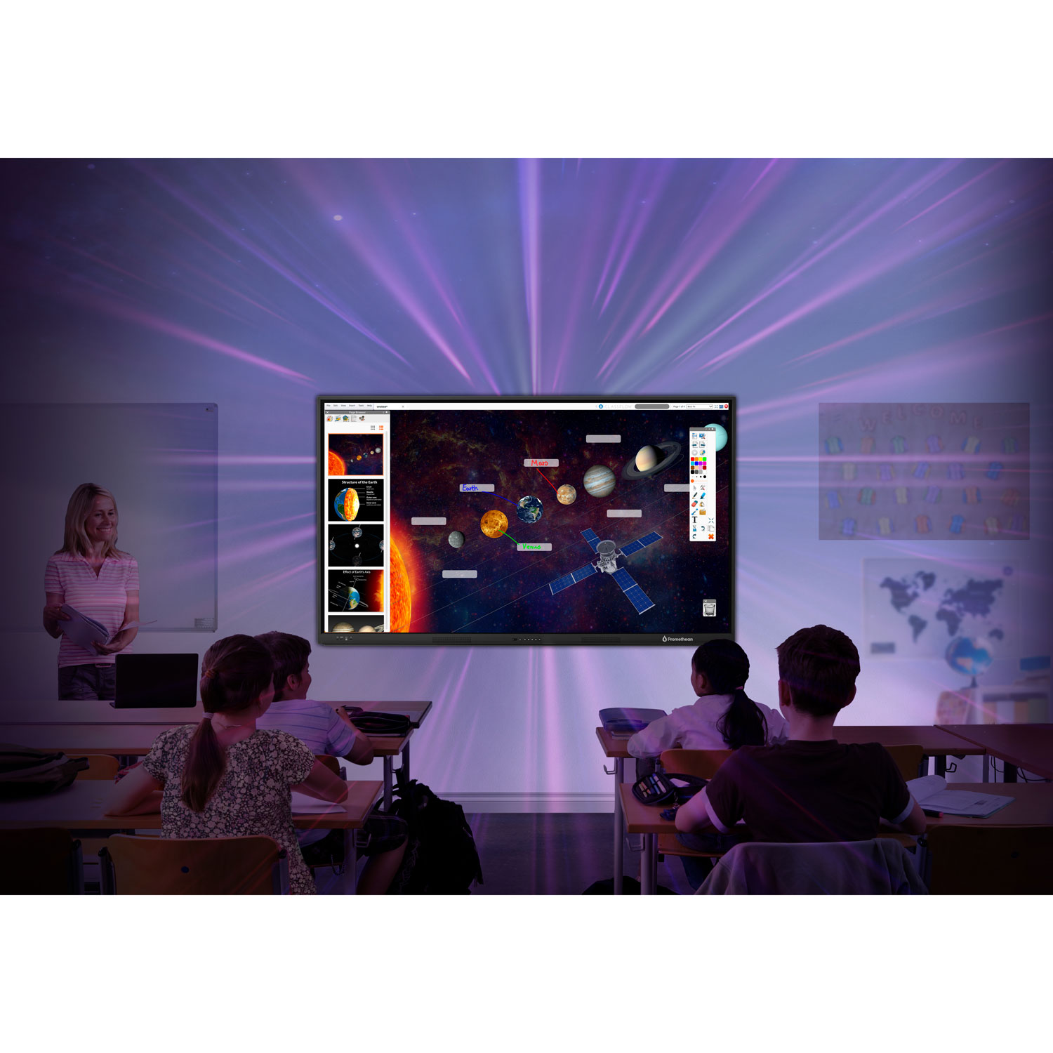 Promethean ActivPanel LX 75" 4K UHD Touchscreen Display
