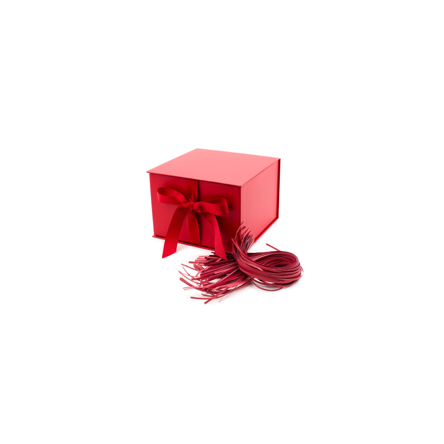 Grande boîte-cadeau Hallmark 7 avec bourre (rouge) pour les