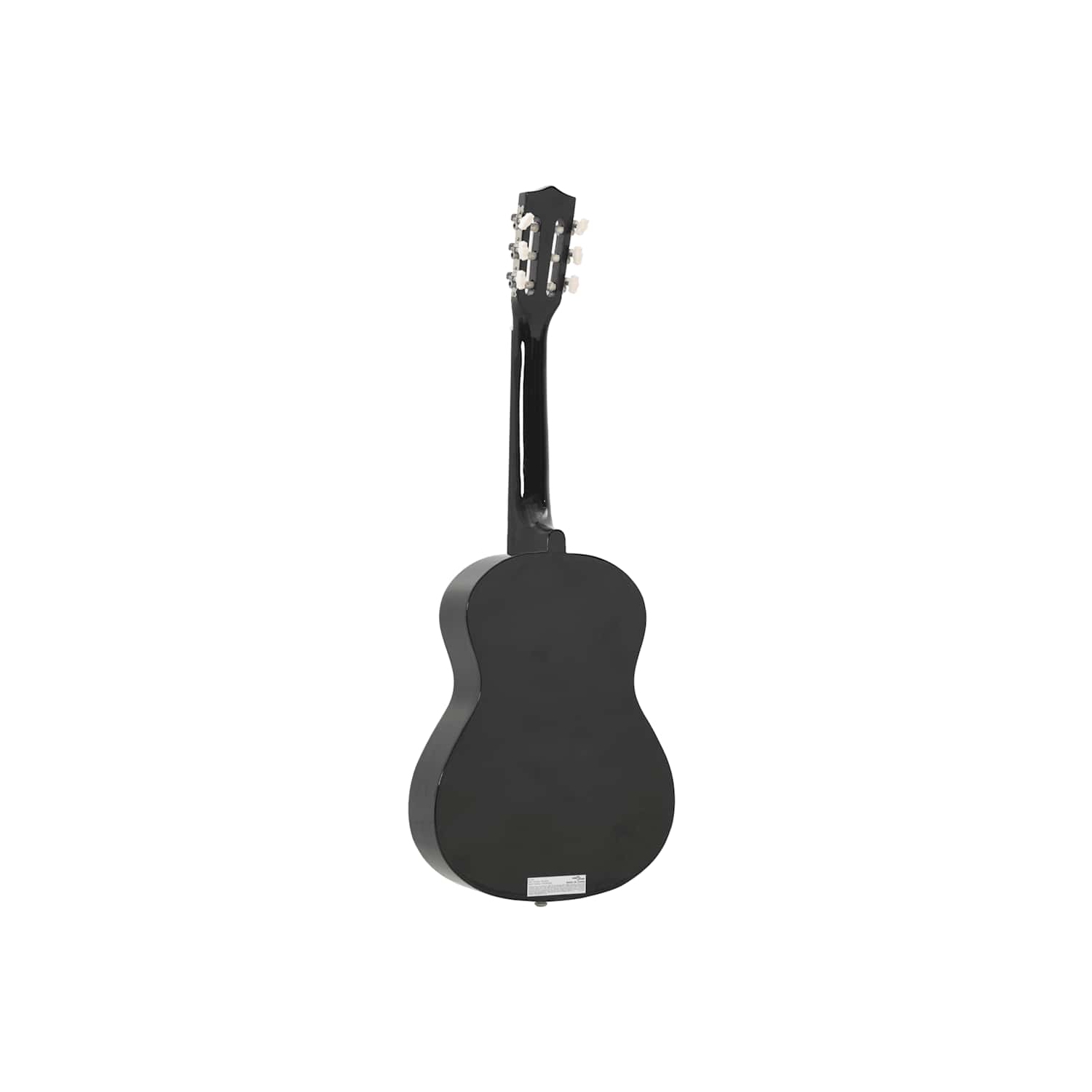Ensemble de 8 pièces pour débutants en guitare classique VividaXL, noir, 1/2 34 po