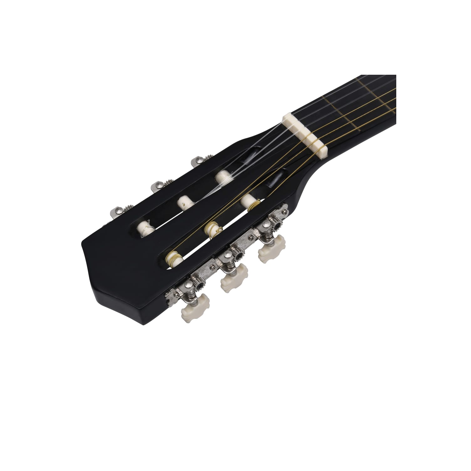 Guitare pan coupé style Western classique avec 6 cordes noir 38 po VidaXL