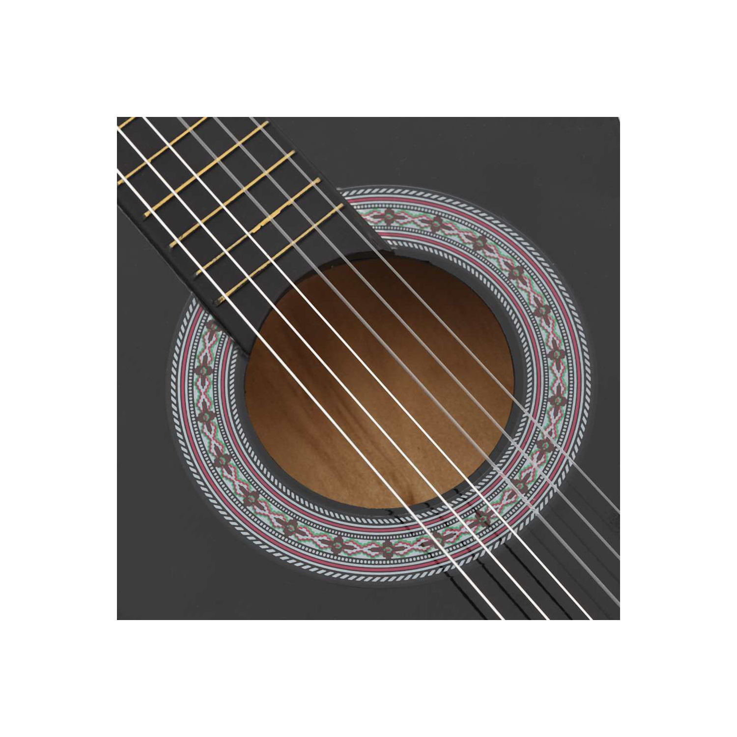 Guitare pan coupé style Western classique avec 6 cordes noir 38 po VidaXL