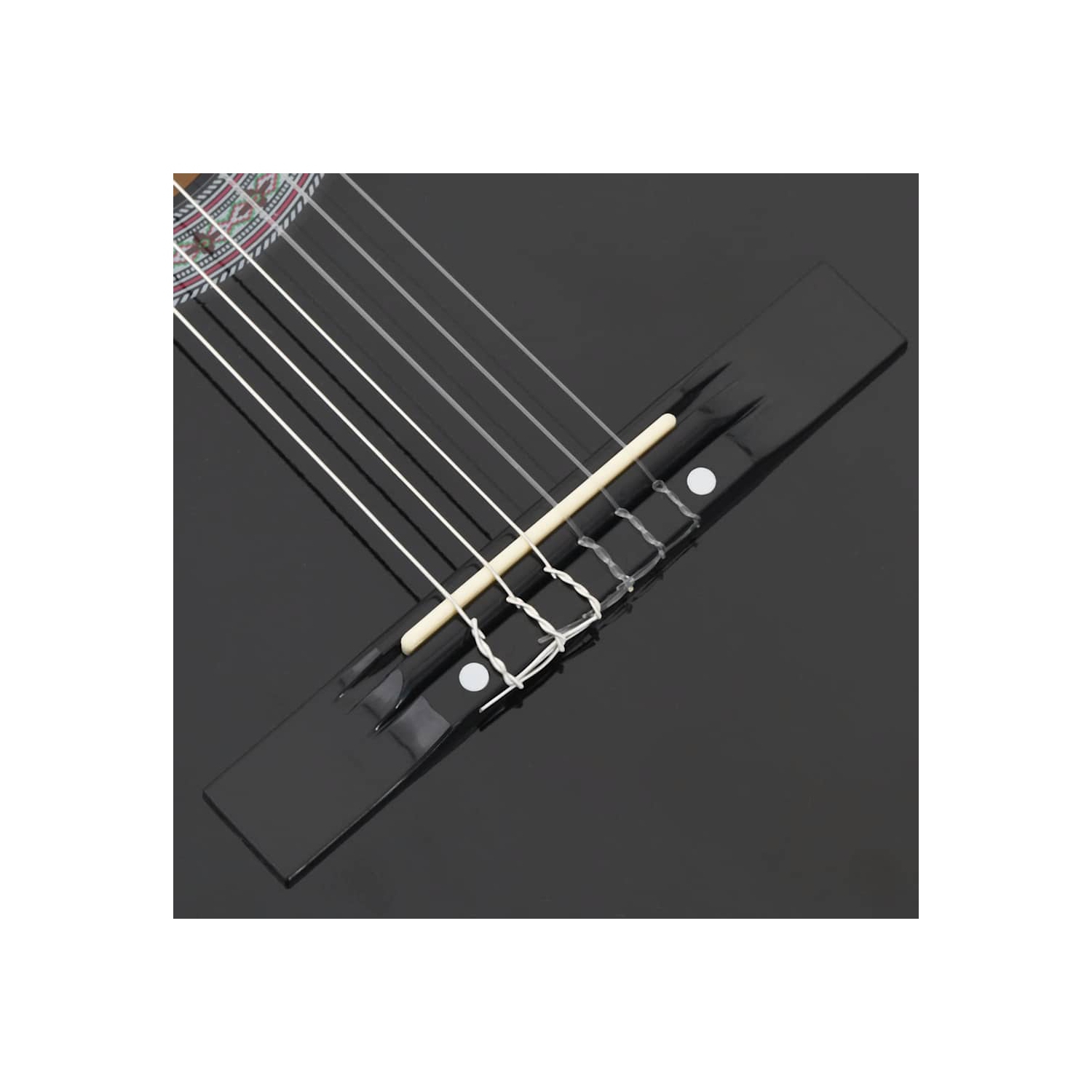 Guitare pan coupé style Western classique avec 6 cordes noir 38 po VidaXL