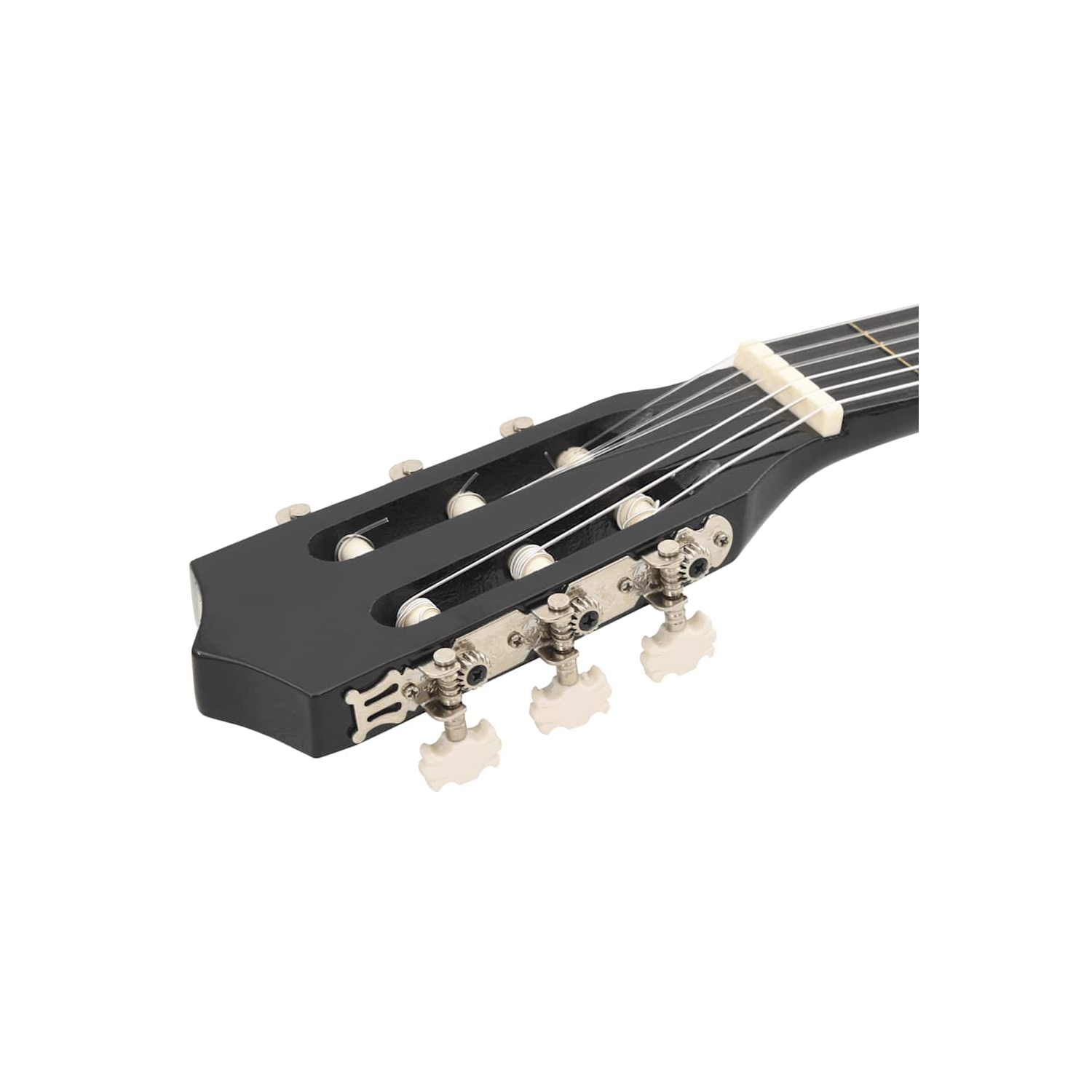 Guitare pan coupé style Western classique avec 6 cordes noir 38 po VidaXL