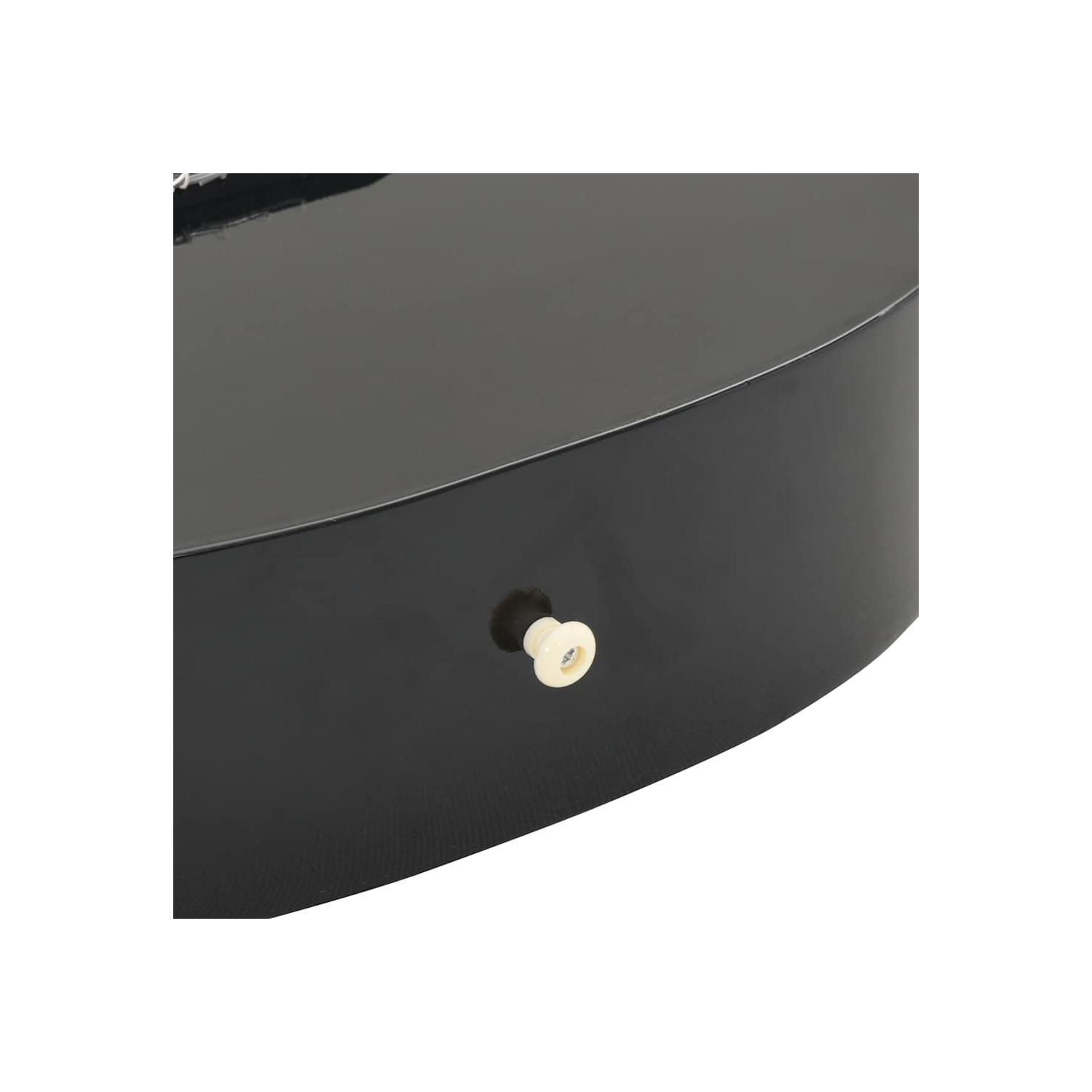 vidaXL Classical Guitar for Beginner Black 4/4 39" Basswood