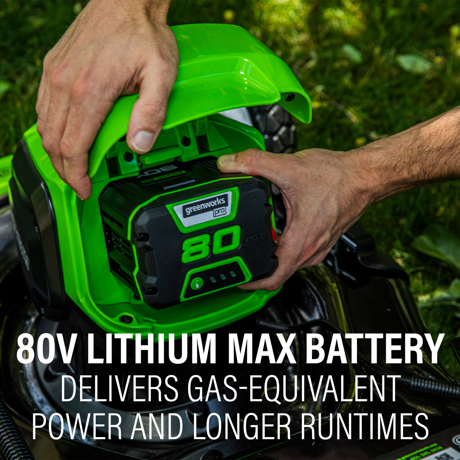 Greenworks 80V 21" Brushless Cordless Self-Propelled Lawn Mower, 4.0Ah Battery and Charger Included [75+ Compatible Tools]