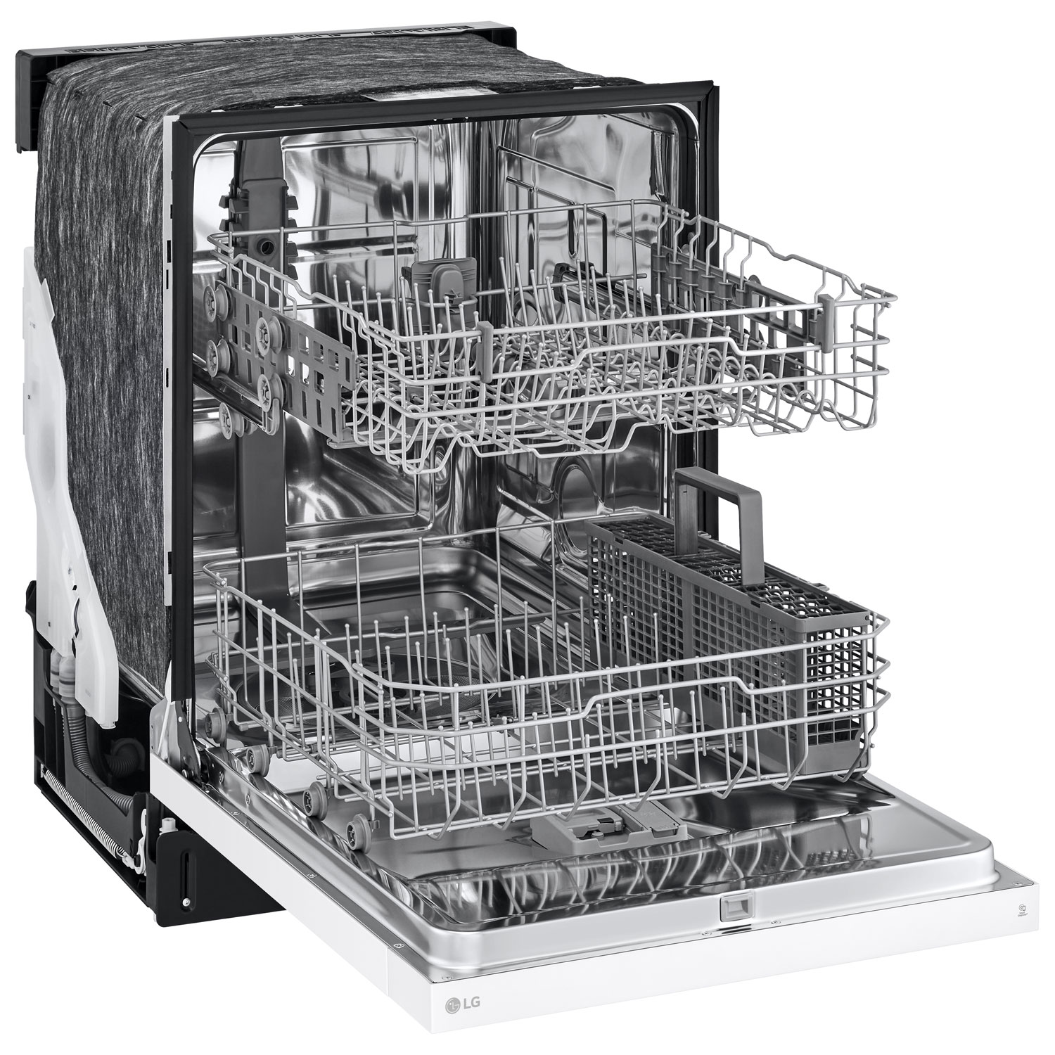 LG 24" 52dB Built-In Dishwasher - White