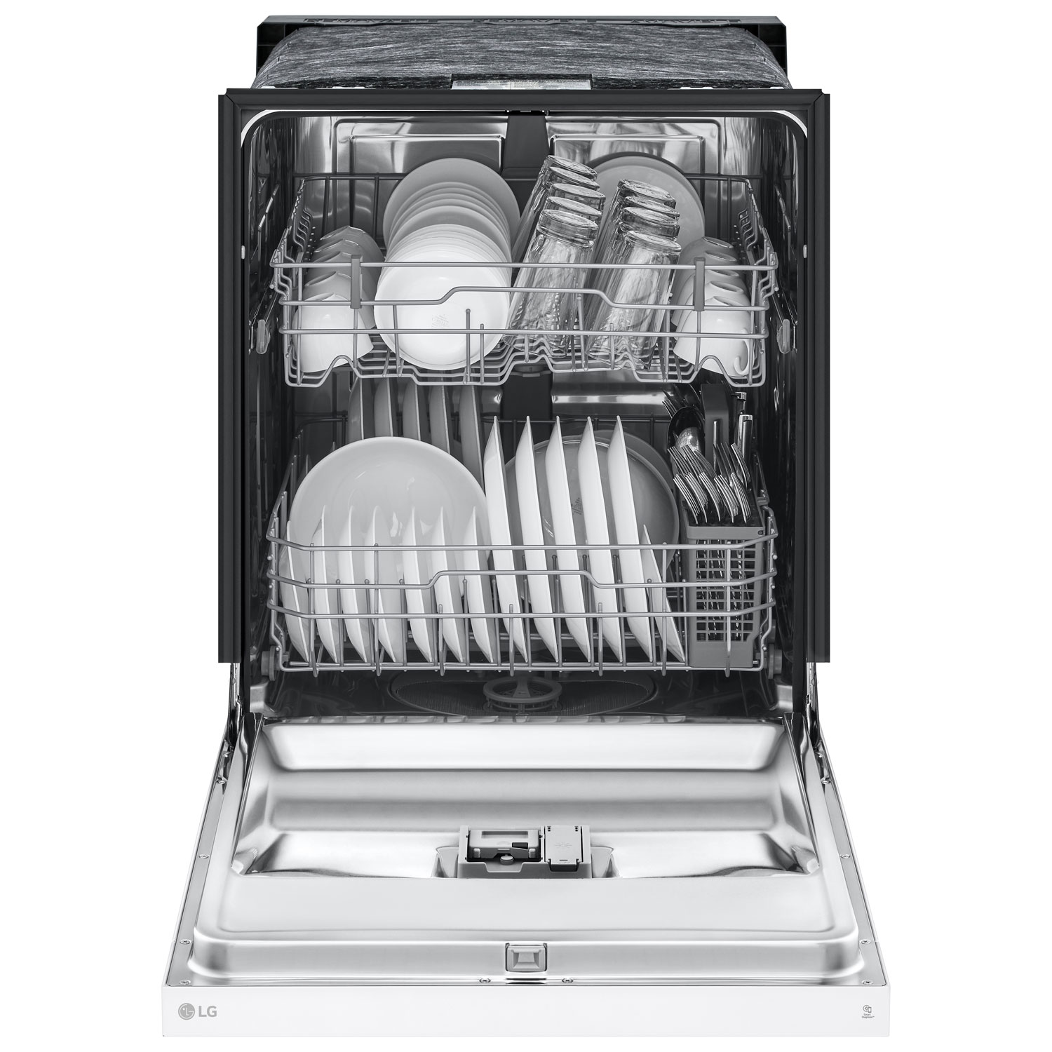LG 24" 52dB Built-In Dishwasher - White