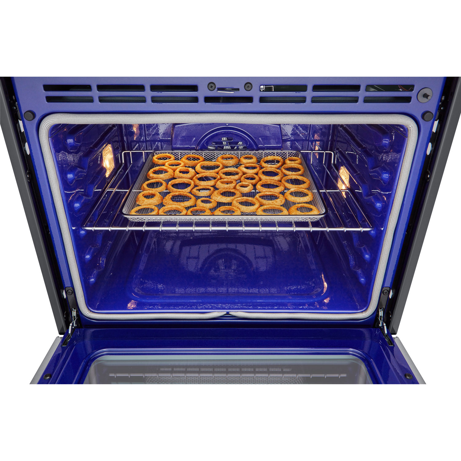 Four mural électrique à convection véritable de 4,7 pi³ et 30 po de LG - Acier inoxydable résistant aux taches