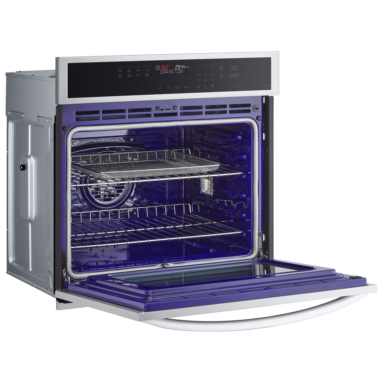 Four mural électrique à convection véritable de 4,7 pi³ et 30 po de LG - Acier inoxydable résistant aux taches