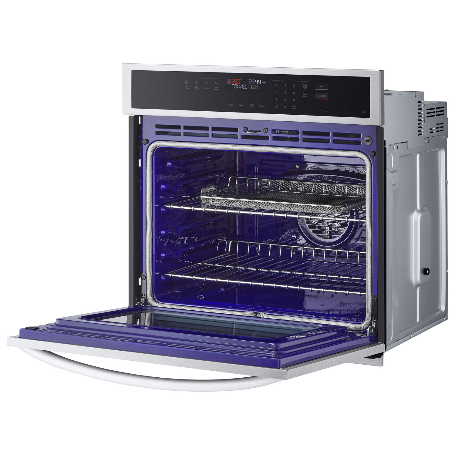 LG 30" 4.7 Cu. Ft. Self-Clean Electric Wall Oven - Smudge Resistant Stainless Steel