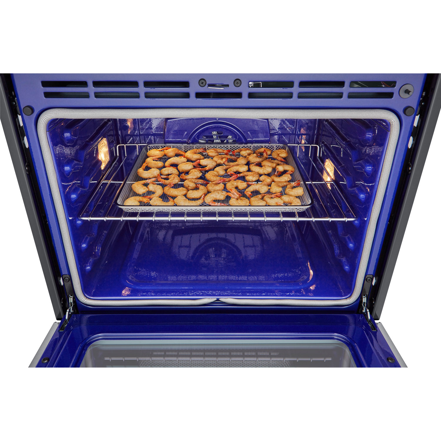 LG 30" 4.7 Cu. Ft. Self-Clean Electric Wall Oven - Smudge Resistant Stainless Steel