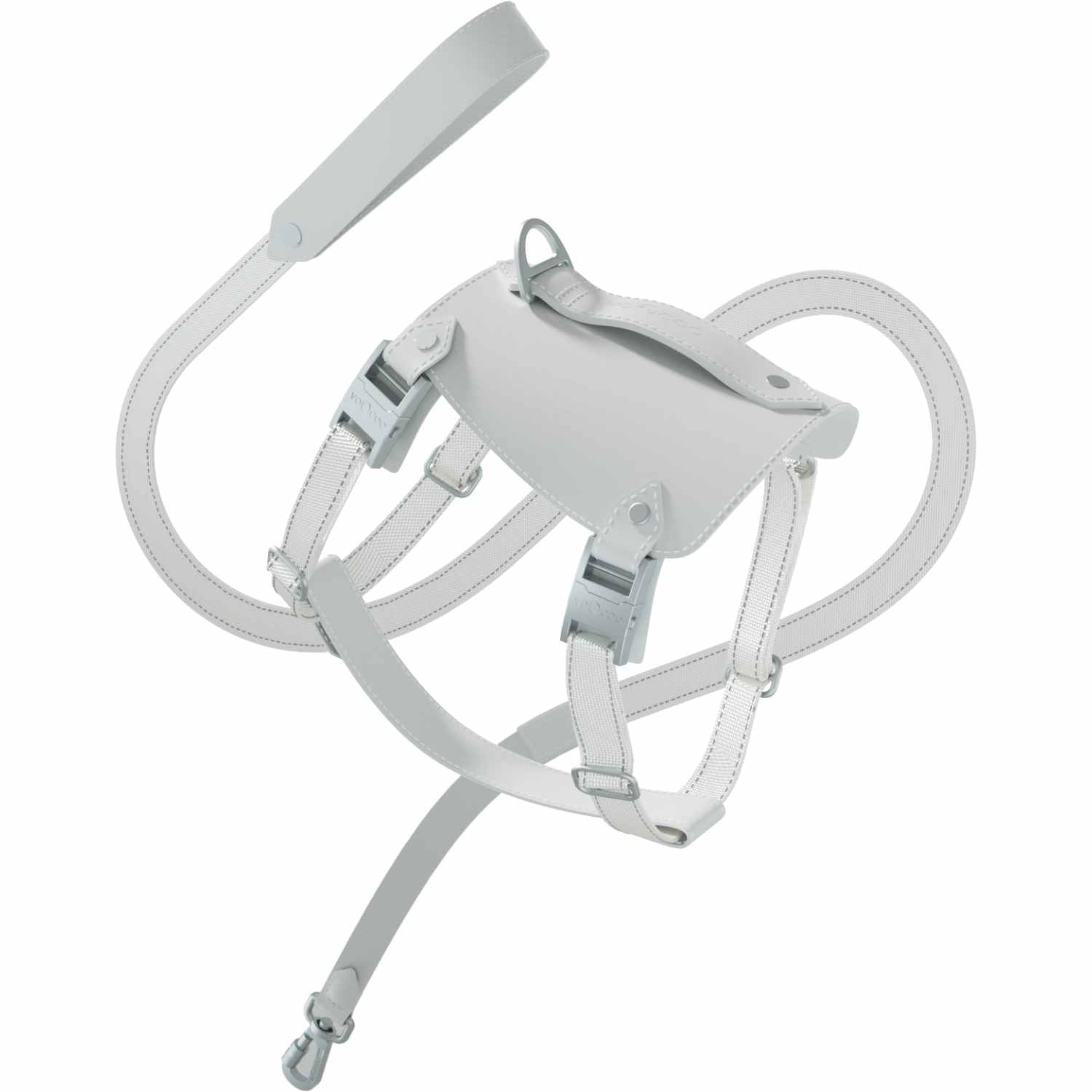Harnais et laisse pour animal de compagnie à selle VOOCOO - Quartz M
