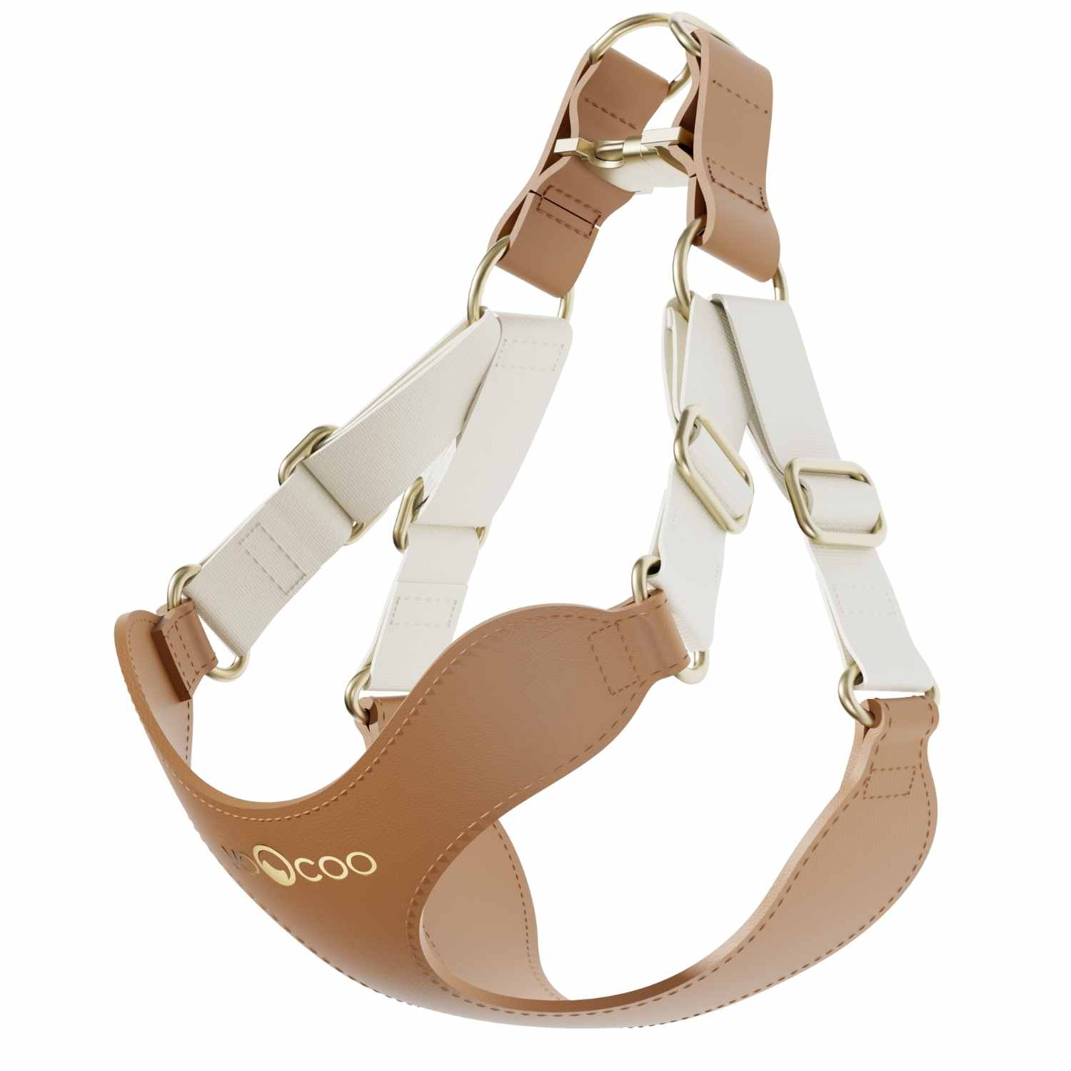 Harnais pour chien et laisse en cuir VOOCOO OOTD P