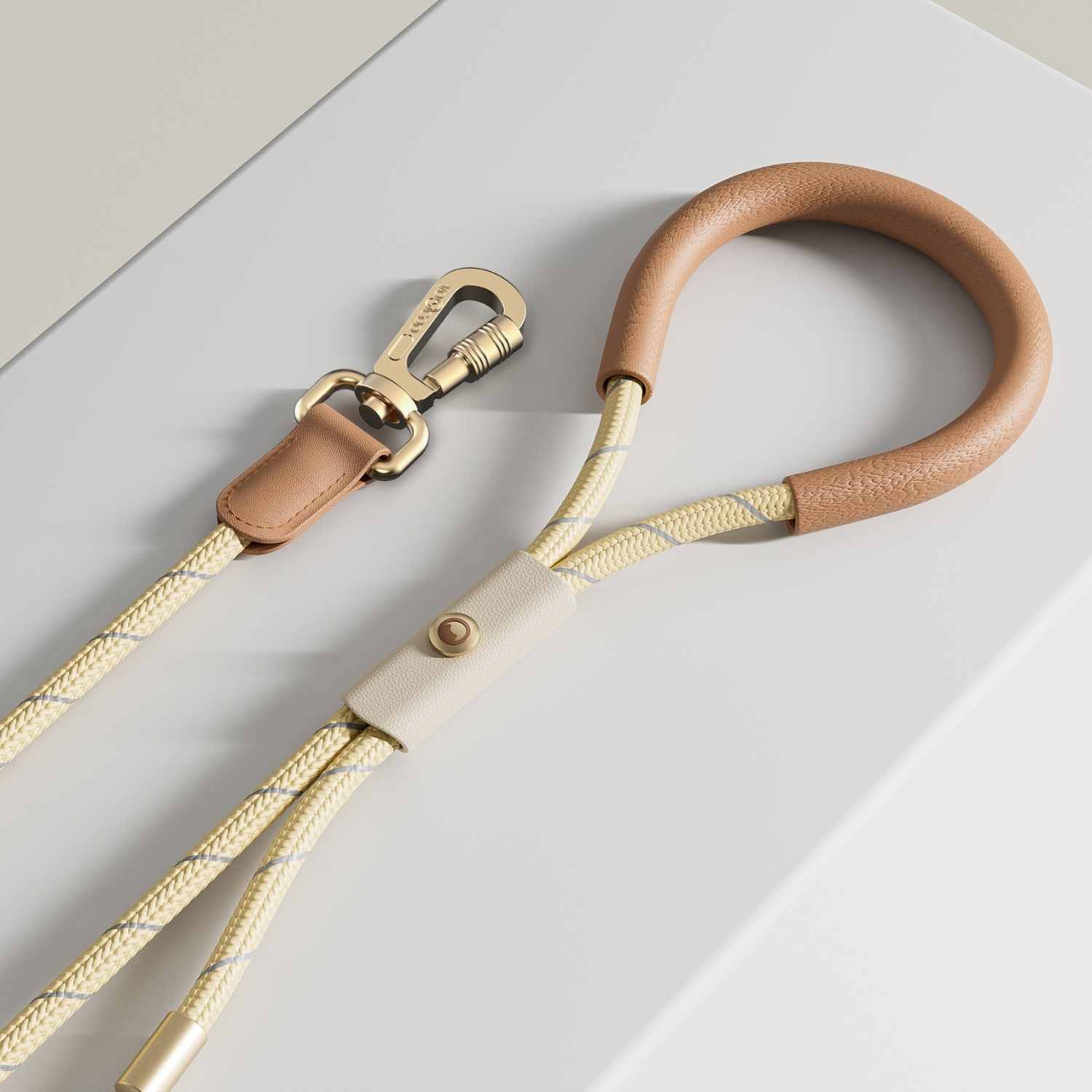 Harnais pour chien et laisse en cuir VOOCOO OOTD P