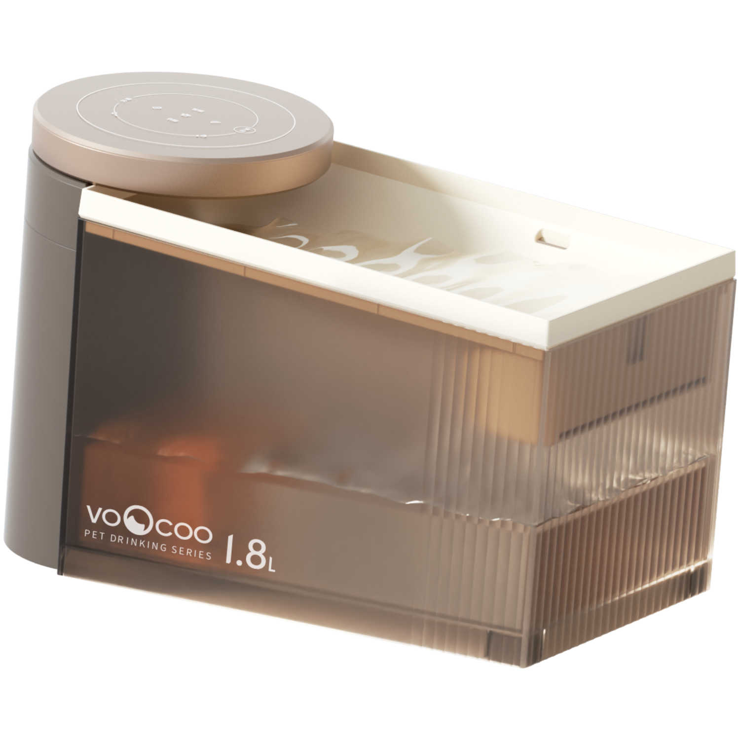 Fontaine d'eau pour animal de compagnie à stérilisation automatique Flow de VOOCOO