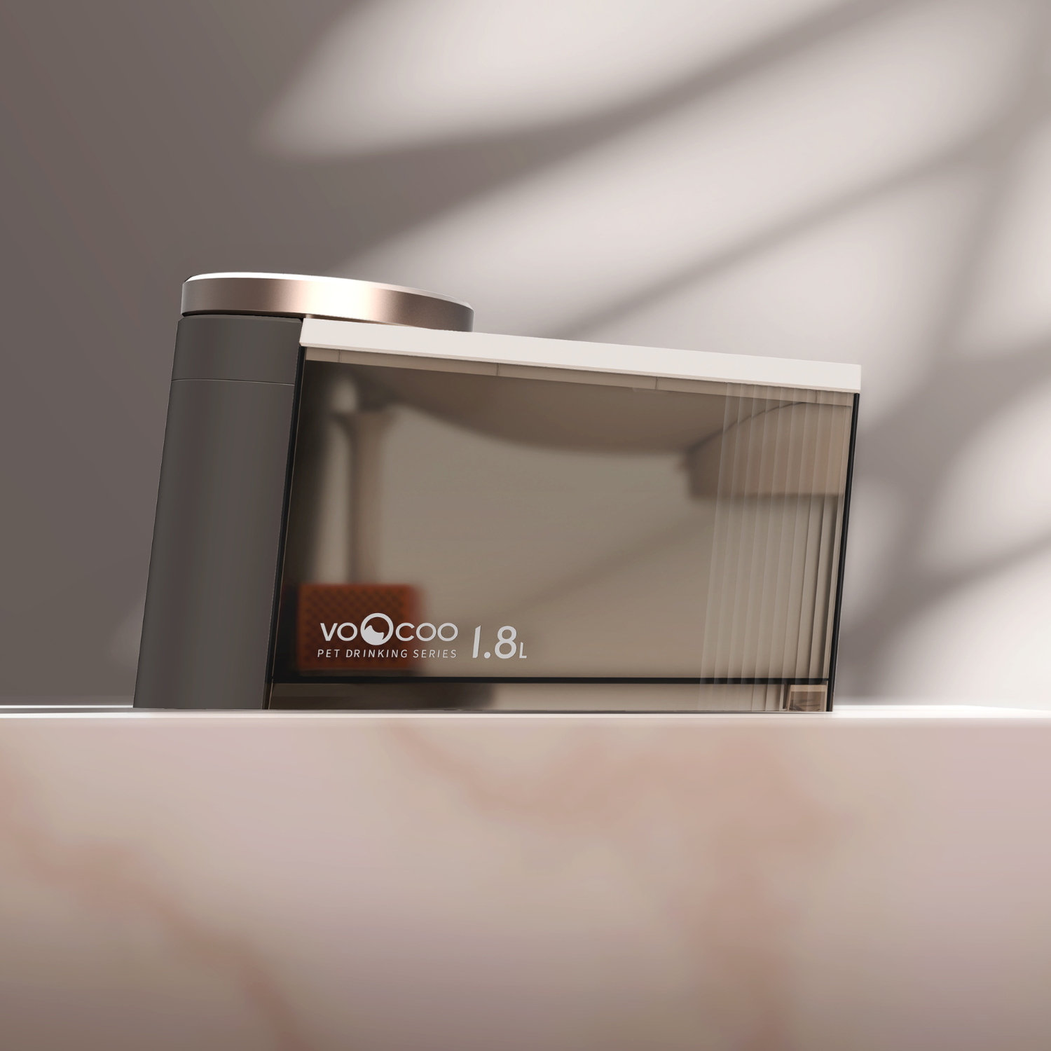 Fontaine d'eau pour animal de compagnie à stérilisation automatique Flow de VOOCOO