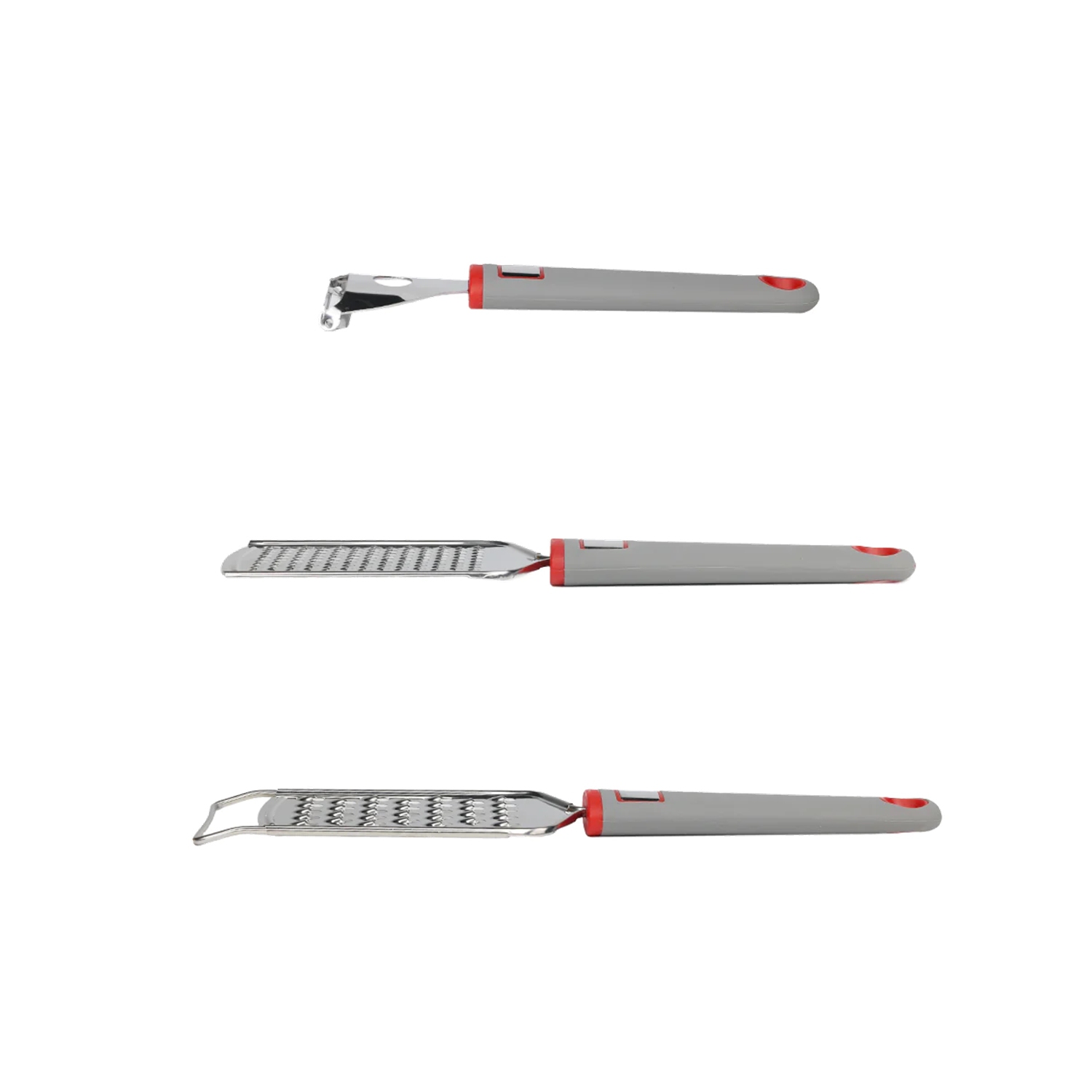 Sakuchi - Ensemble d’ustensiles de cuisine en acier inoxydable 5 pièces, gris