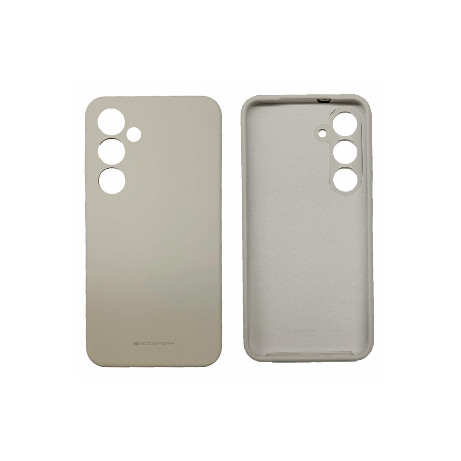 TopSave Goospery Liquid Silicone Gel Rubber Full Body Protection Cover Case For Samsung Galaxy A54 5G 6.4", Stone