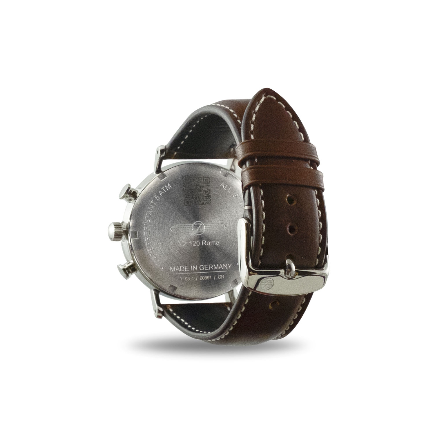 Zeppelin 7198-4 LZ 120 Rome Swiss Quartz Moon phase Chrono