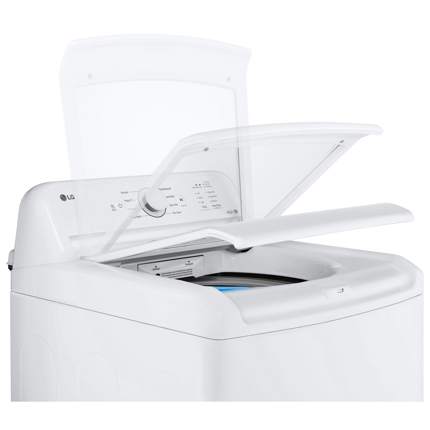 LG 4.8 Cu. Ft. High Efficiency Top Load Washer - White