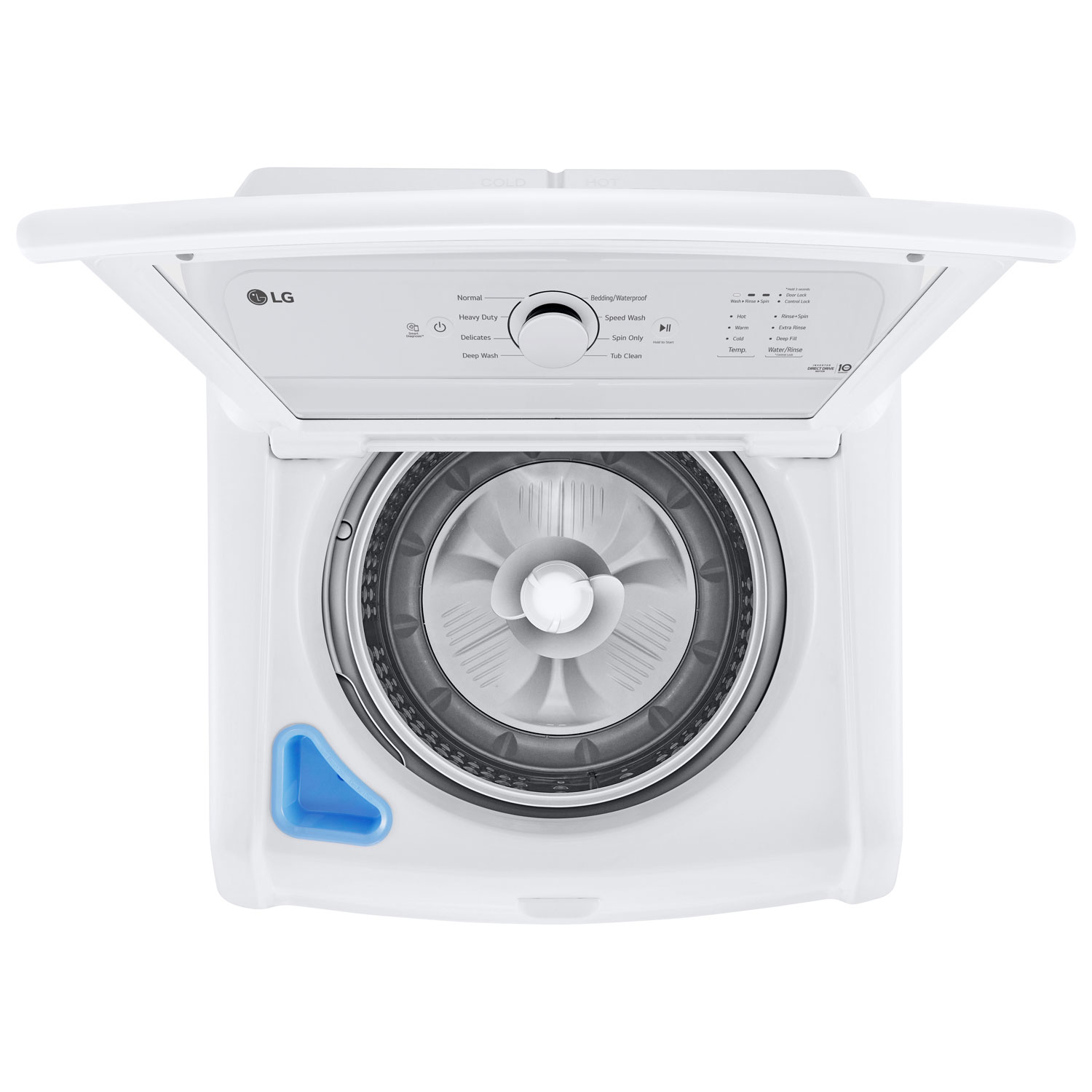 LG 4.8 Cu. Ft. High Efficiency Top Load Washer - White