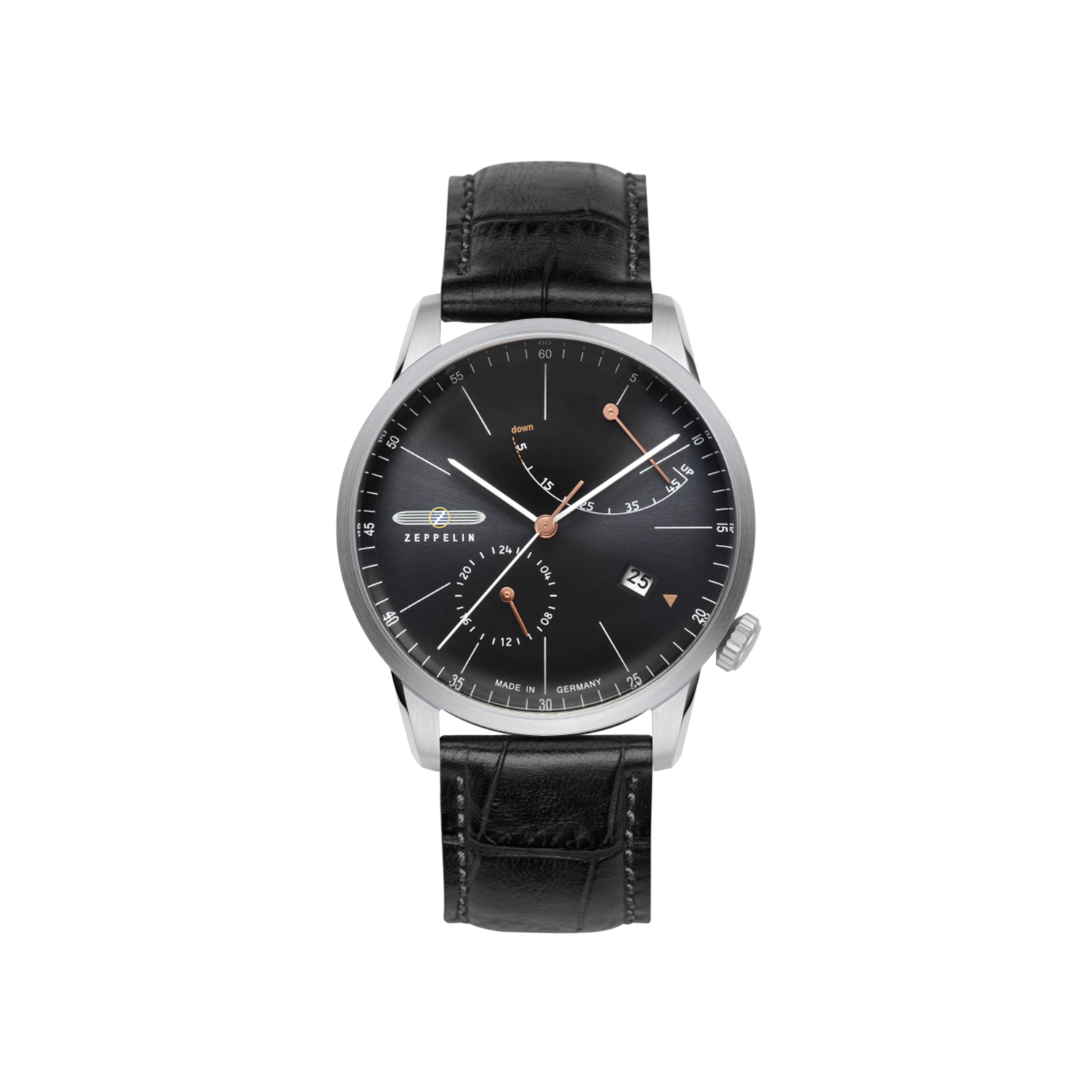 Zeppelin 7366-2 Watch Automatic Power Reserve Indicator Flatline series