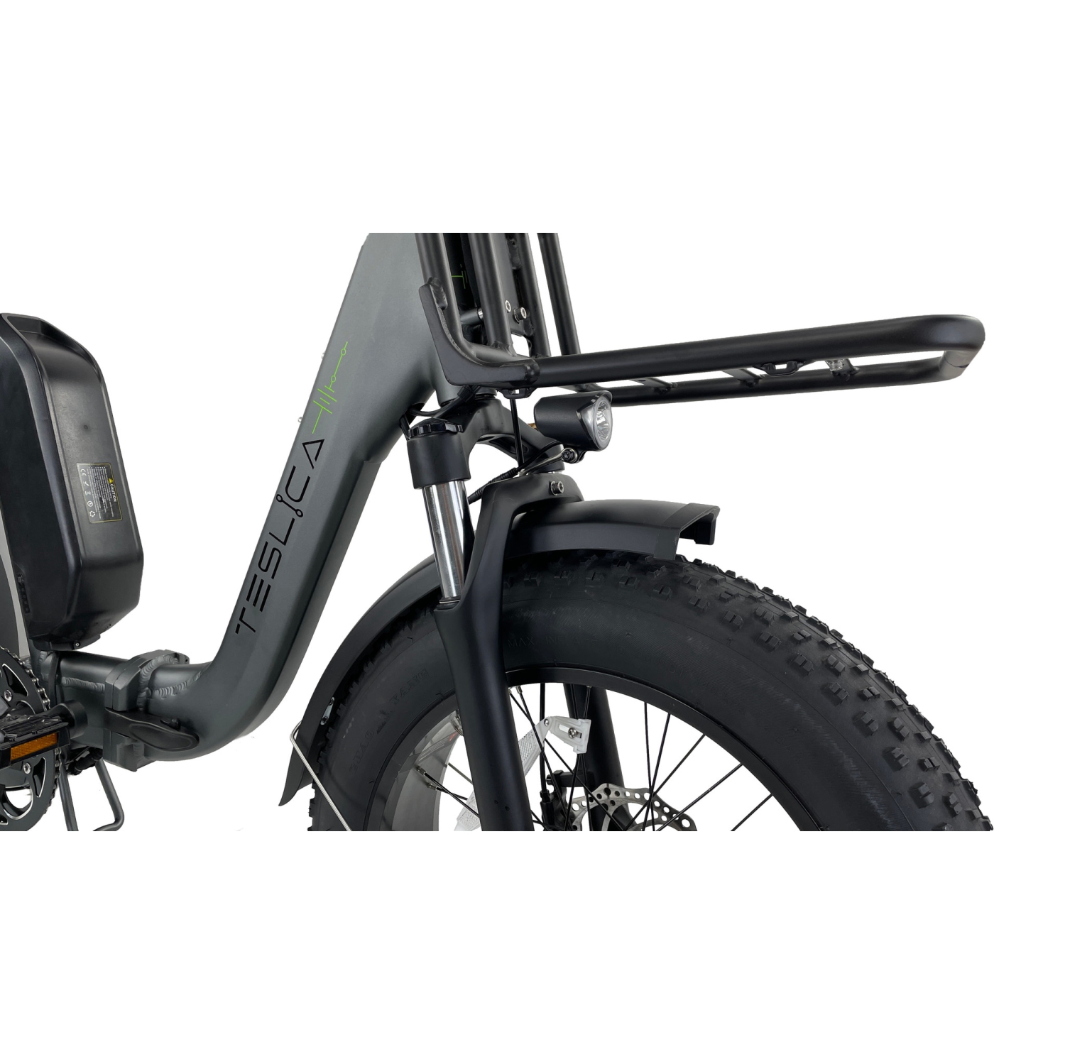 TESLICA INSPIRE N1S *High Quality* Step-through Folding Fat Tire 500 w *Samsung Battery* 35 to 75km Grey Metallic 18” Frame***EXTRAS INCLUDED!
