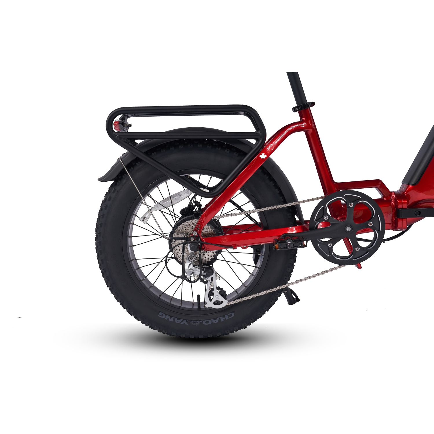 TESLICA INSPIRE Mini N1H *High Quality* Step-through Folding Fat Tire 500 w *Torque Sensor* 45 to 100km Red 15” Frame***EXTRAS INCLUDED!
