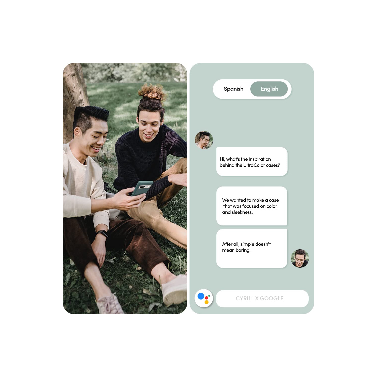 Ultra couleur compatible avec l’étui 5G pour Pixel 7a de Google, TPU résistant à la poussière avec anneau protecteur pour PC - chou frisé