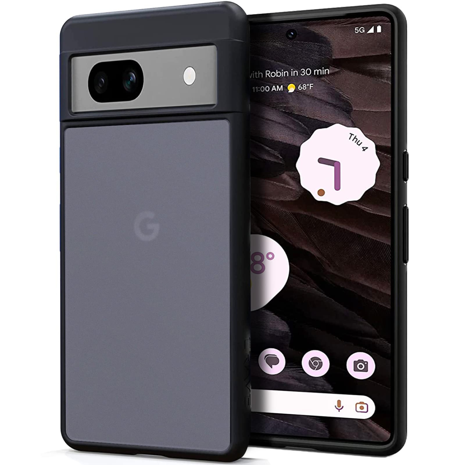 Étui rigide mince translucide mat résistant antichoc Pixel 7A Google étui téléphone Pixel 7A Silky mince et app. Tactile 5G Google Pixel 7A
