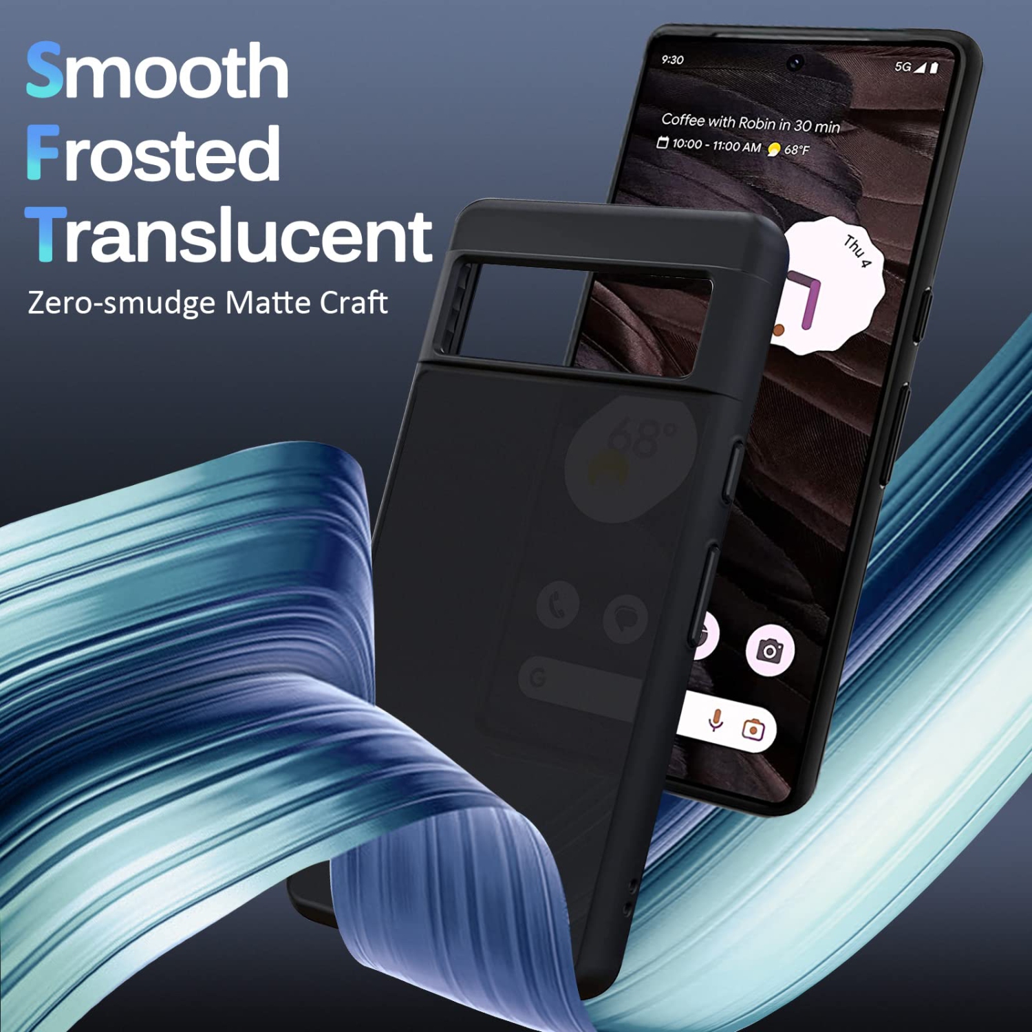 Étui rigide mince translucide mat résistant antichoc Pixel 7A Google étui téléphone Pixel 7A Silky mince et app. Tactile 5G Google Pixel 7A