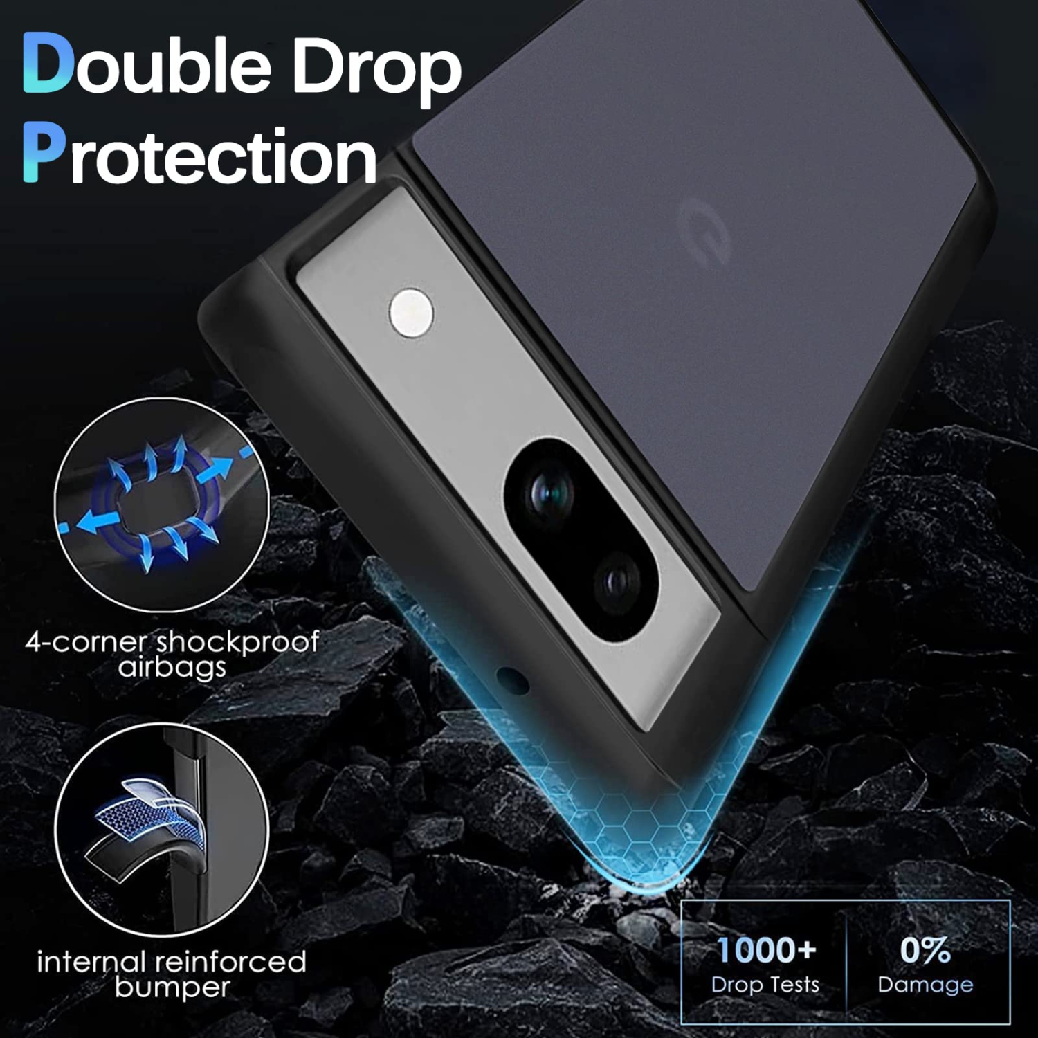 Étui rigide mince translucide mat résistant antichoc Pixel 7A Google étui téléphone Pixel 7A Silky mince et app. Tactile 5G Google Pixel 7A