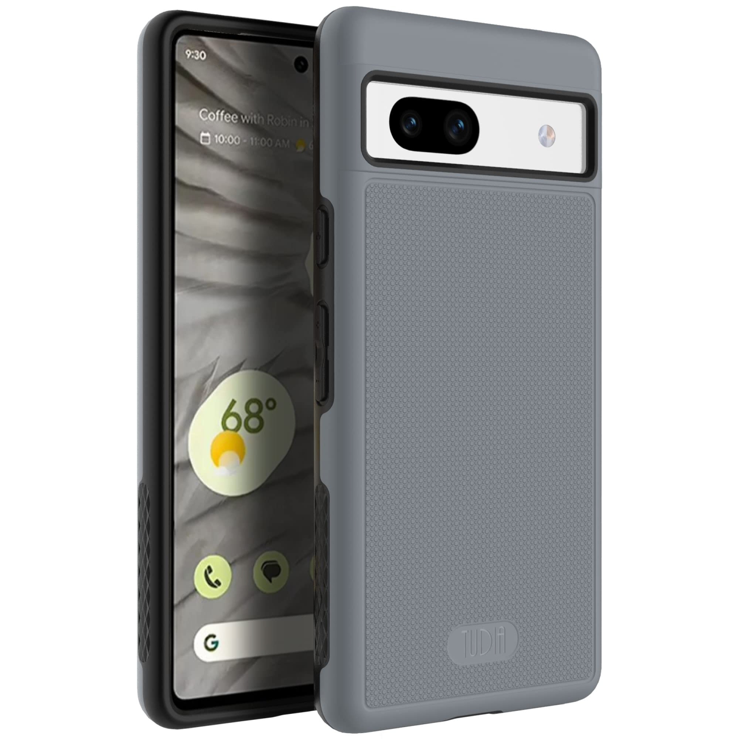 Prise DualShield conçue pour l’étui pour Pixel 7a de Google, étui protecteur robuste et antichoc à double couche MergeGrip de qualité militaire pour