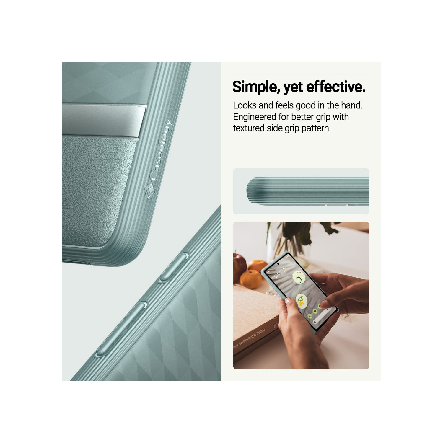 Google Pixel 7a case 5G Military Grade Drop Tested Enhanced Ergonomic Design Case - Sage Green