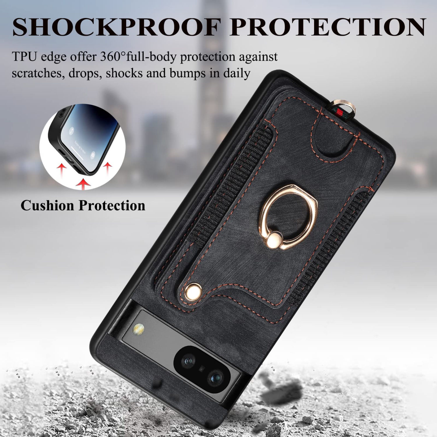 Étui portefeuille 7A Piexl de Google