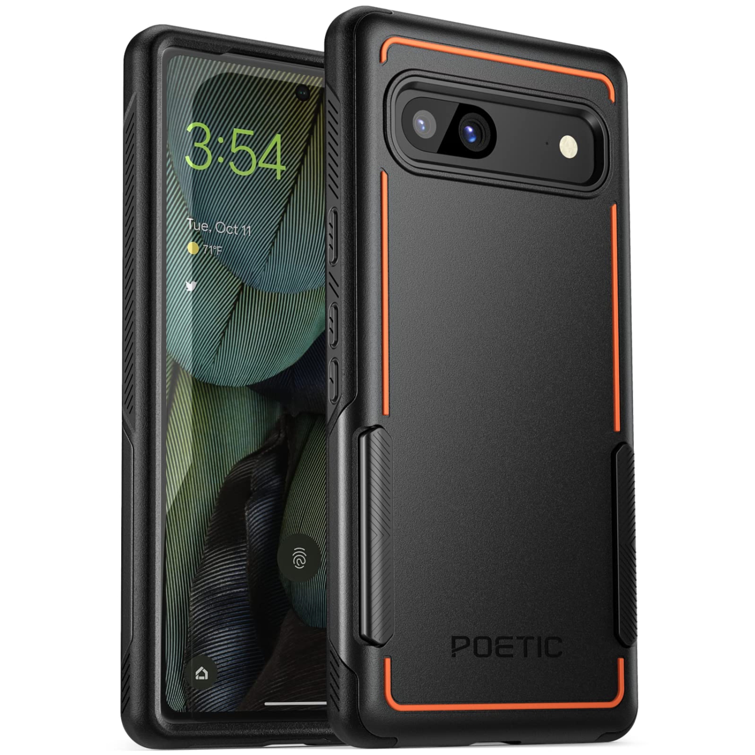 Étui de protection robuste, robuste, légère, antichoc, mince et robuste, double couche, protection contre les chutes, série Neon pour Pixel 7A de