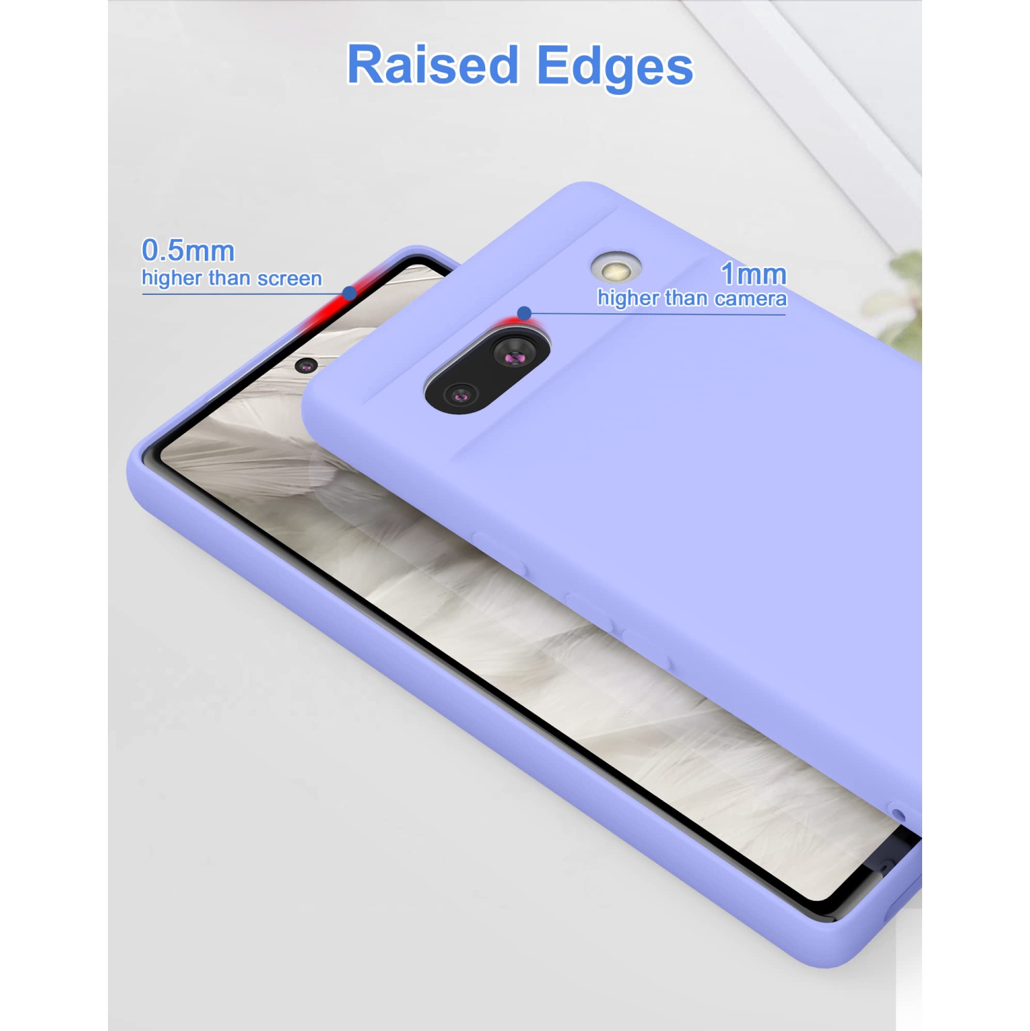 Étui mince de CreSee pour Pixel 7a de Google, coque en TPUR, protection d’appareil photo, intérieur souple, mince, étui souple, pour Pixel 7a -