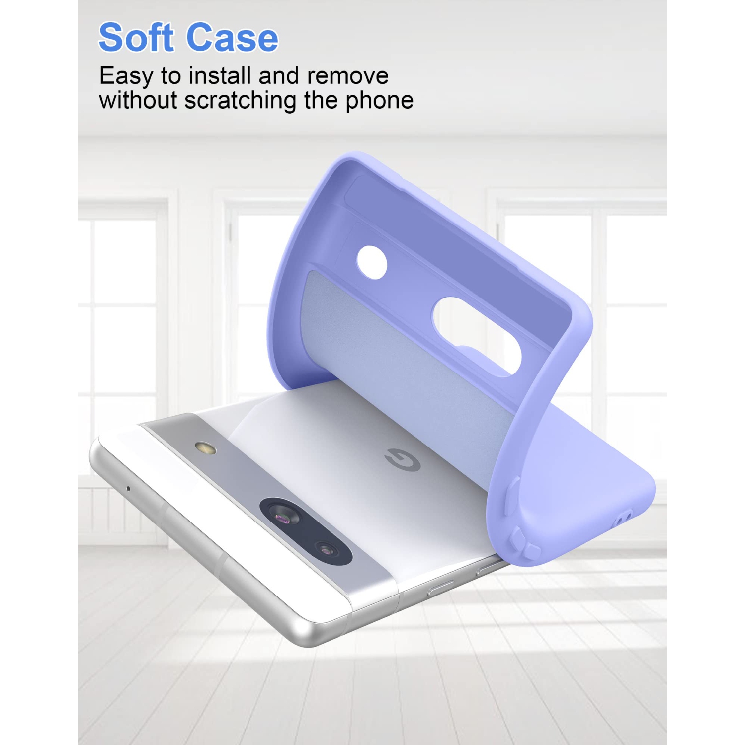 Étui mince de CreSee pour Pixel 7a de Google, coque en TPUR, protection d’appareil photo, intérieur souple, mince, étui souple, pour Pixel 7a -