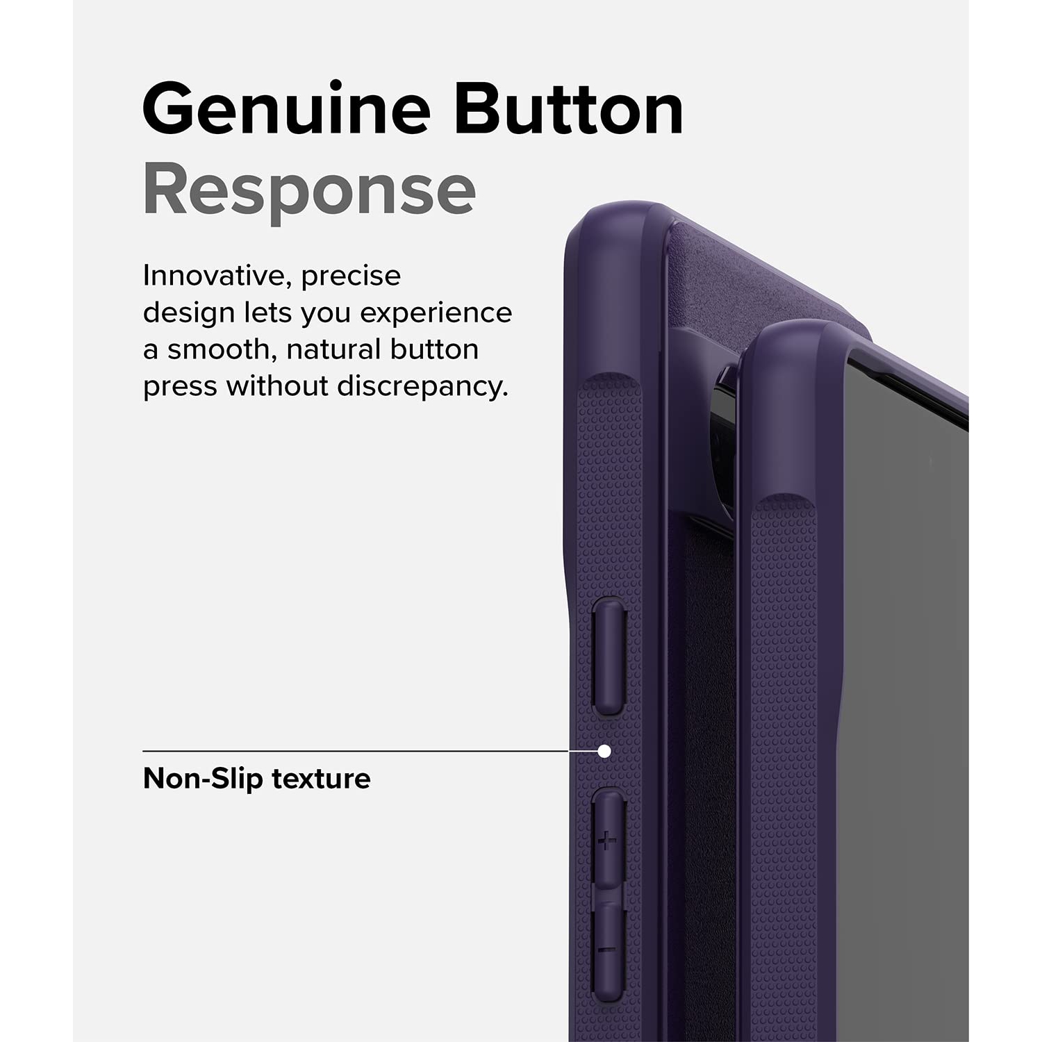 Google Pixel 7a Case, Anti-Fingerprint Technology Non-Slip Comfortable Grip Smudge Proof Cover - Purple