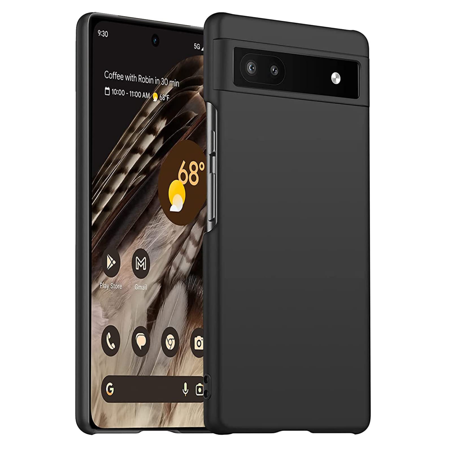 Étui pour Pixel 7A de Google, coque arrière mince rigide, texture mate, antichoc, étui, lecteur d’empreintes digitales, Pixel 7A 5G de Google
