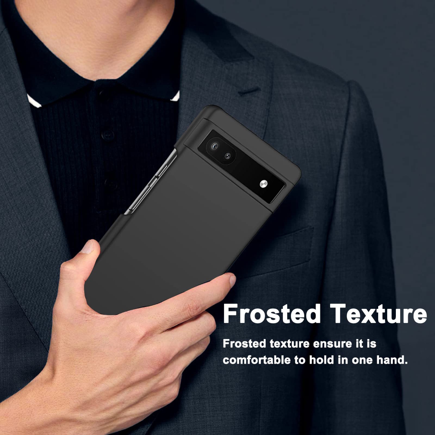 Étui pour Pixel 7A de Google, coque arrière mince rigide, texture mate, antichoc, étui, lecteur d’empreintes digitales, Pixel 7A 5G de Google