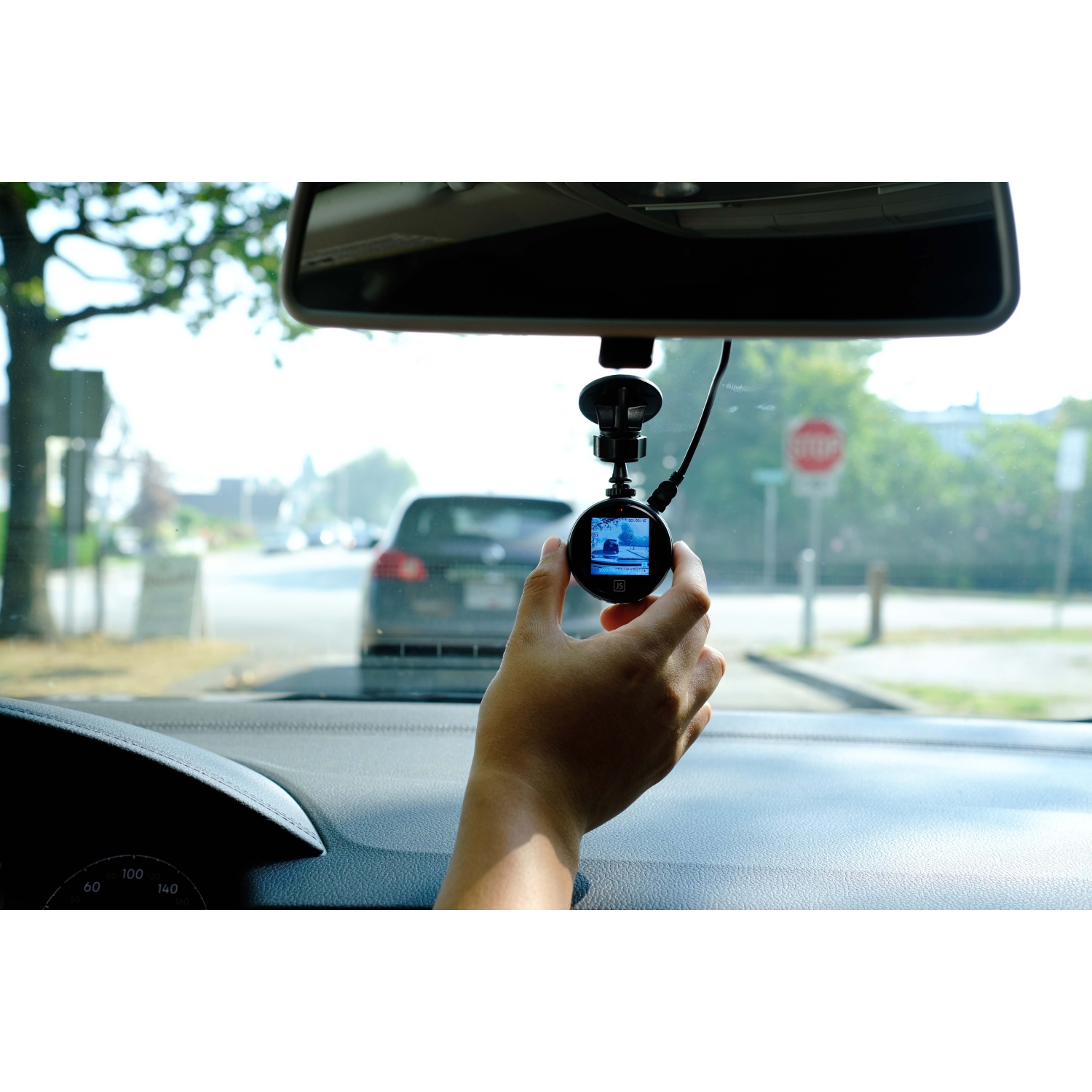 JS Dash Mini 2.0 - Plug and Play Car Dash Cam - Full HD 1080p DashCam with G-Sensors