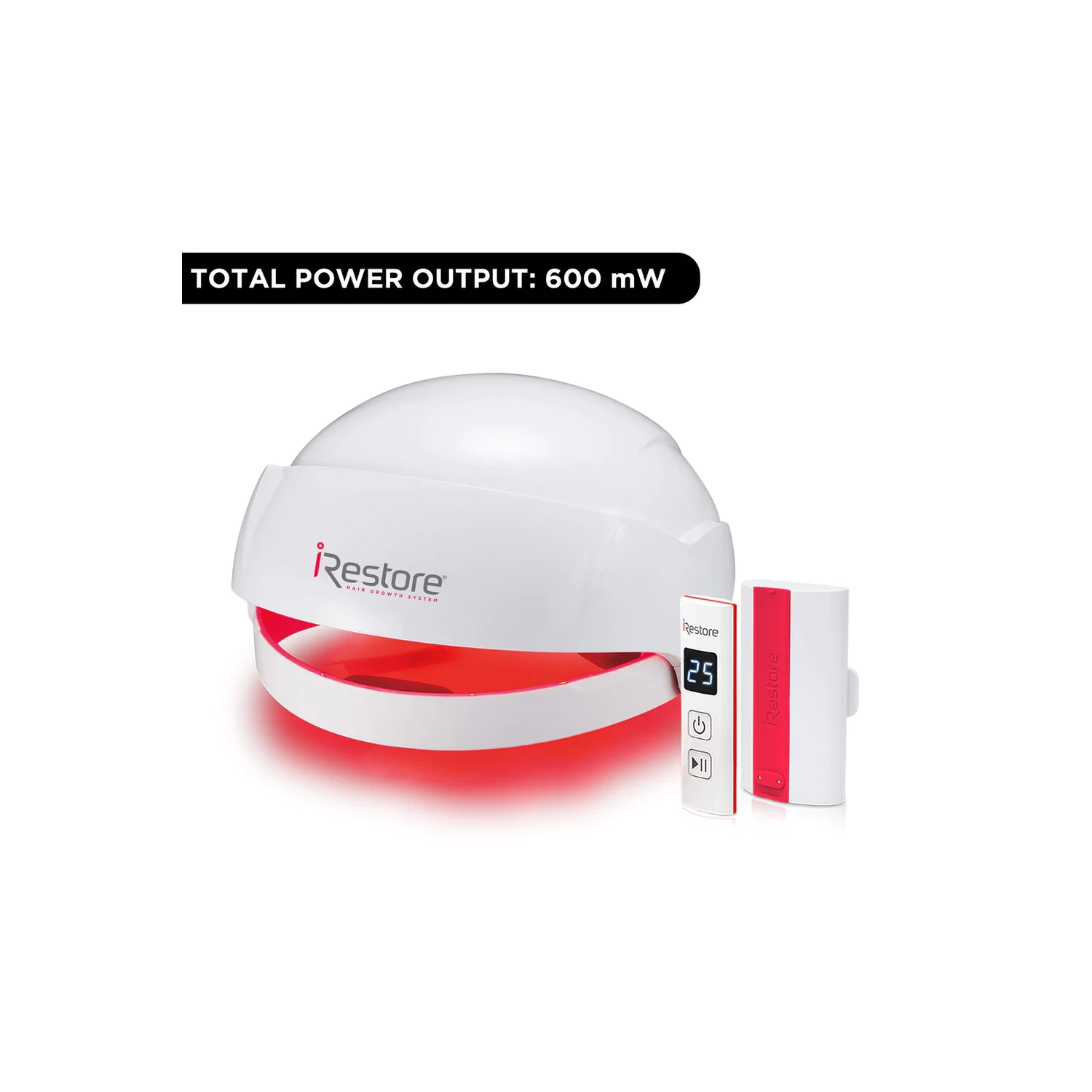 iRestore Essential Laser Hair Growth System- 120 Diodes Lasers & LEDs - 2-year warranty | FDA-Cleared