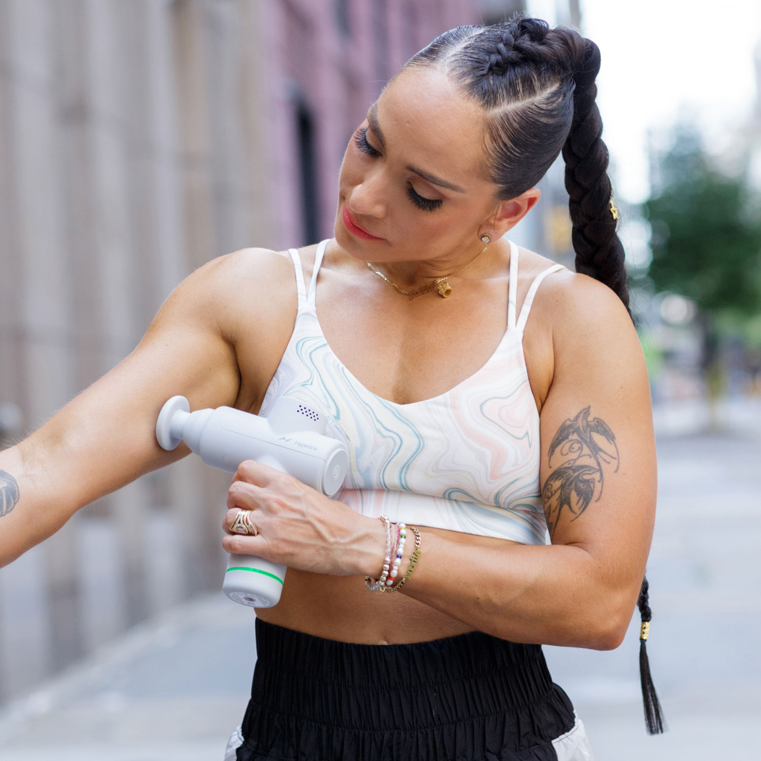 Hyperice Hypervolt GO 2 V2 Percussion Massage Device - Arctic Grey