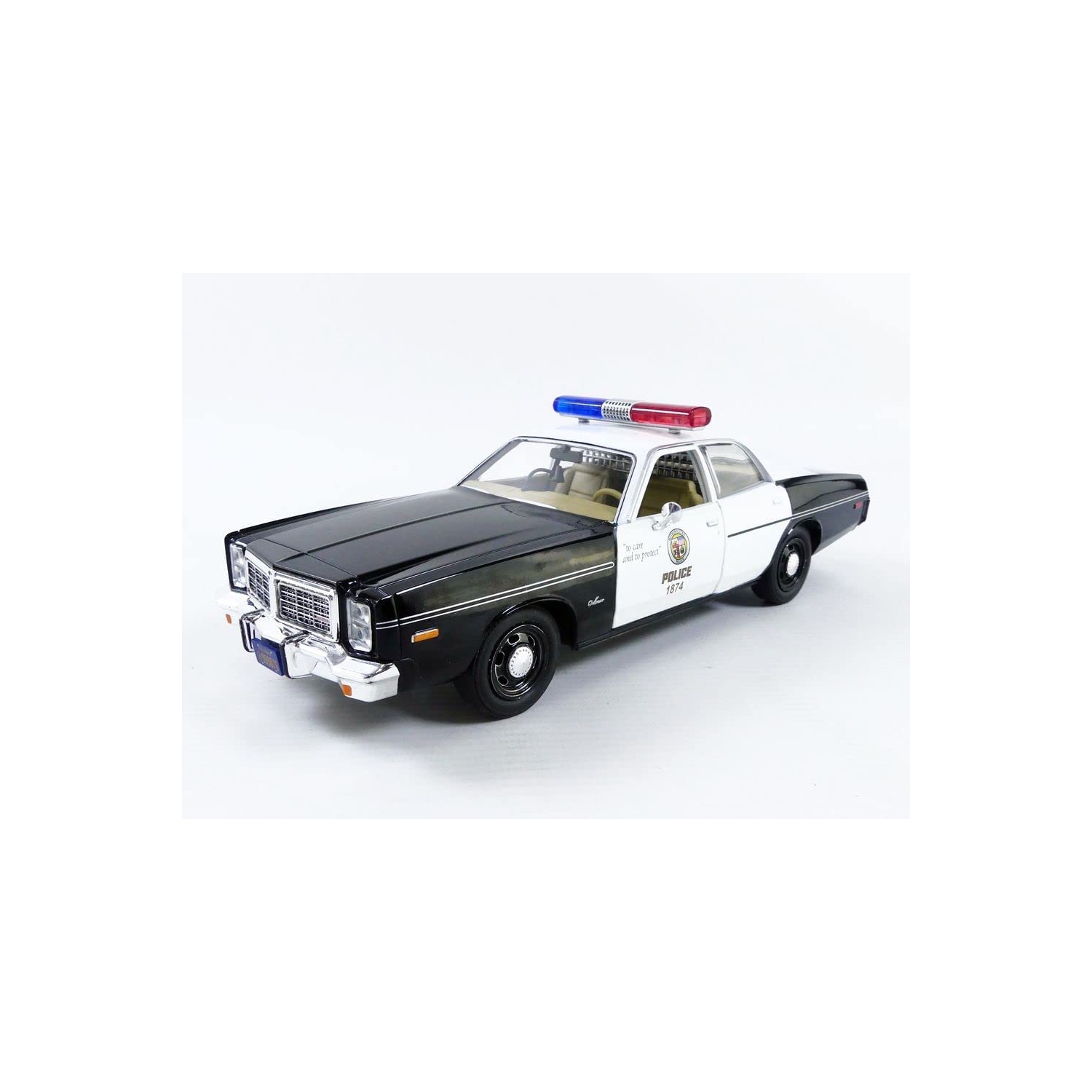 Greenlight 1977 Dodge Monaco Metropolitan Police, The Terminator - 44790C 1/64 Scale Diecast Model Toy Car