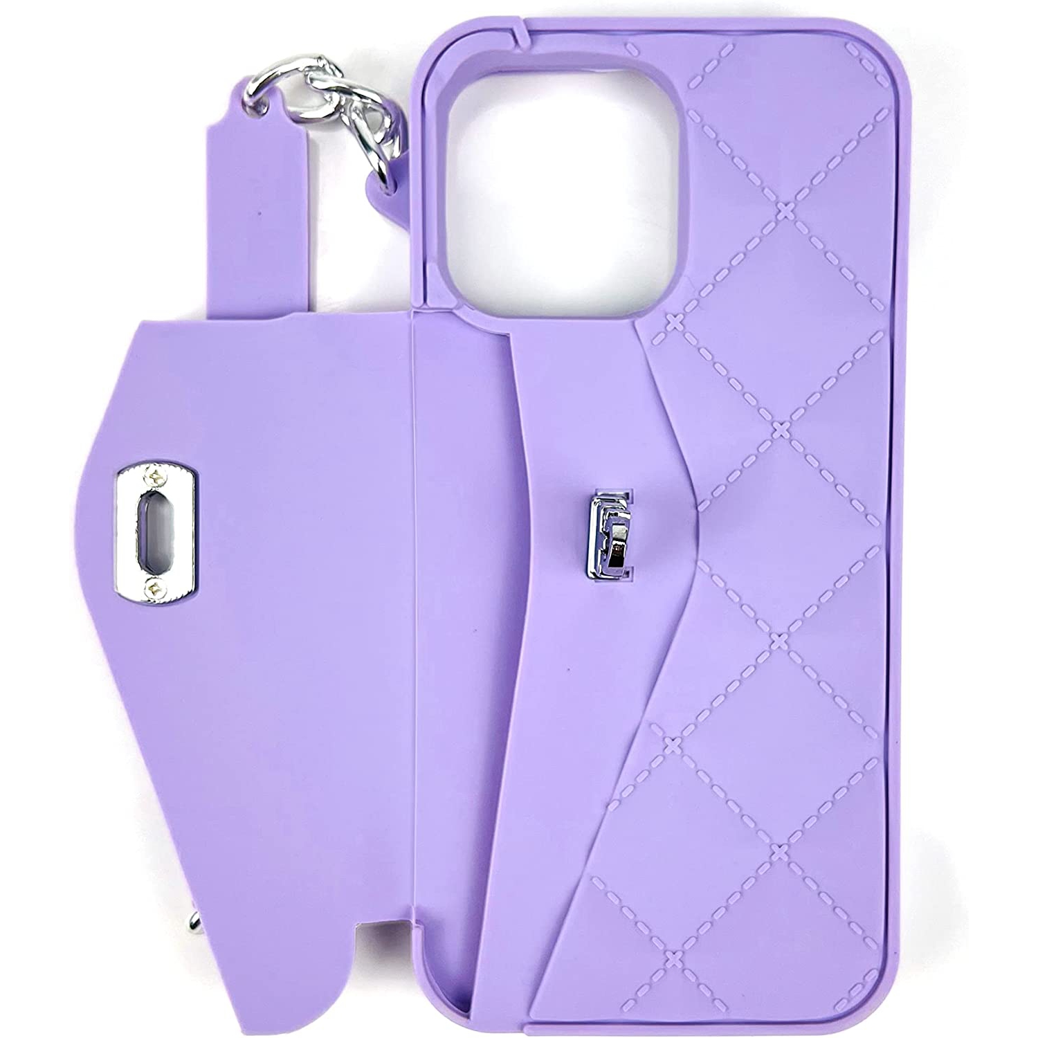 Yodha sans fil compatible avec l’étui portefeuille iPhone 14 avec étui porte-cartes/porte-billets porte-cartes folio à rabat avec dragonne