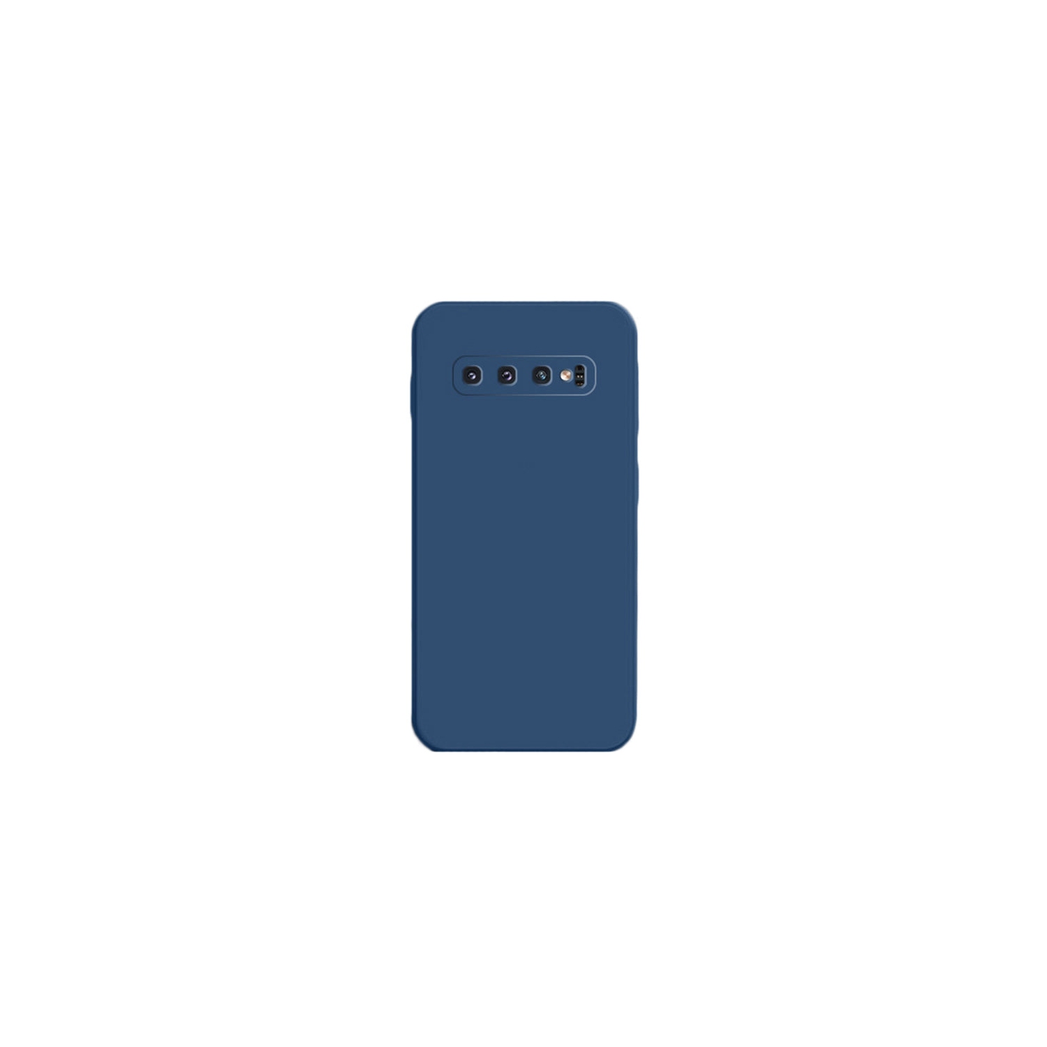 Étui souple bleu marine mat de PANDACO pour Galaxy S10 de Samsung